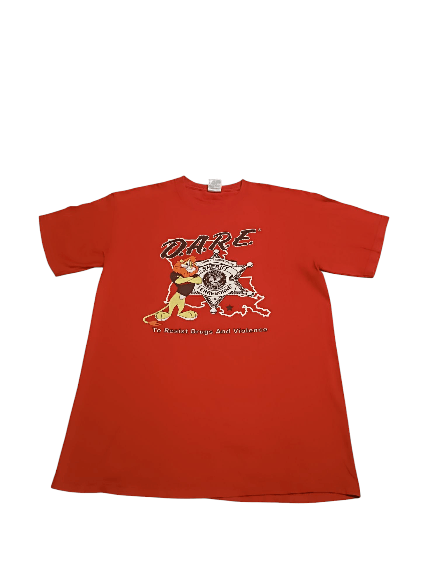 D.A.R.E × Vintage Vintage Short Sleeve T Shirt "D.a.r.e. Sheriff Terrebonne Size US M / EU 48-50 / 2 - 3 Thumbnail