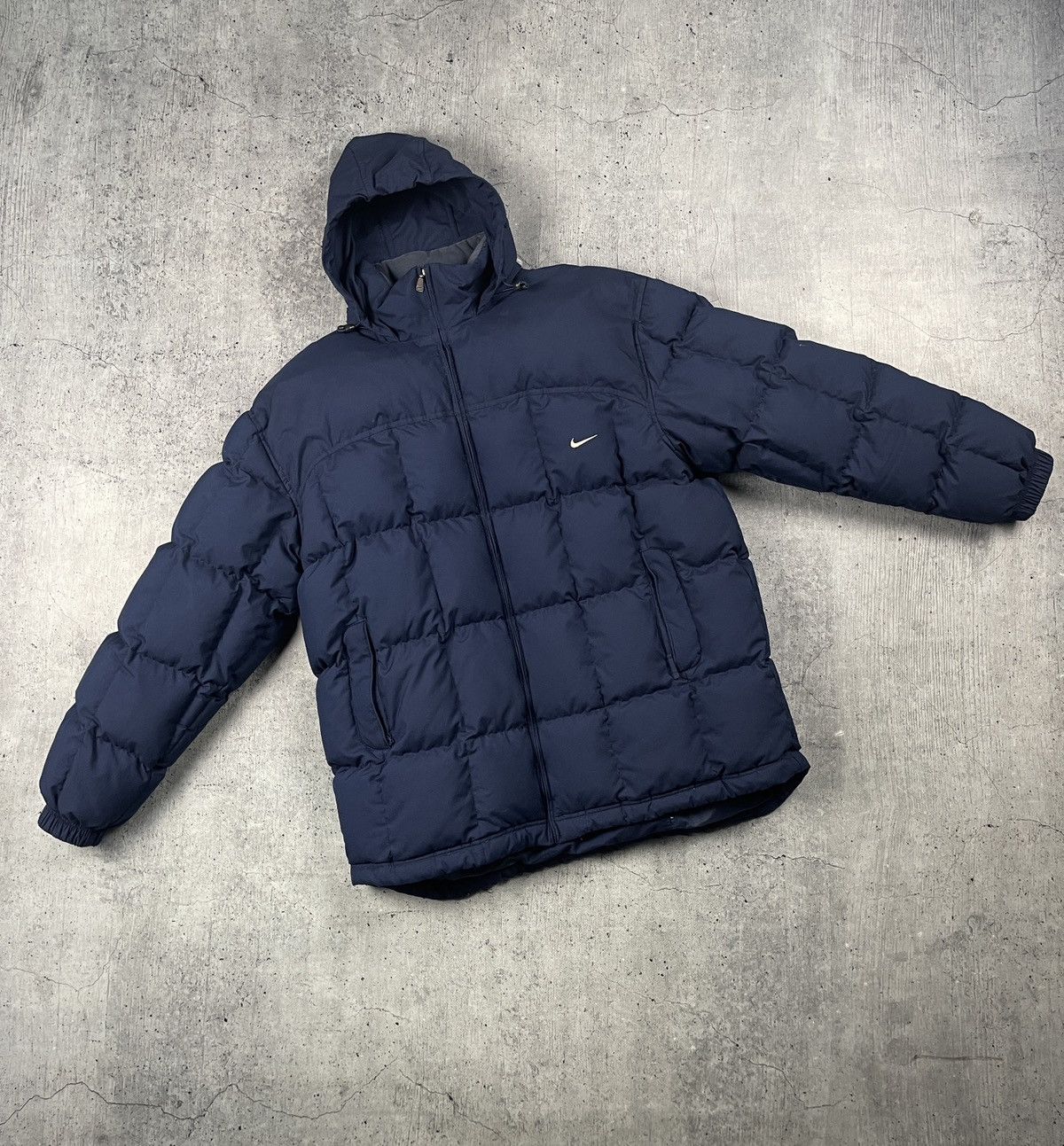 Very Rare 90s Nike Vintage Nylon Puffer Jakcet