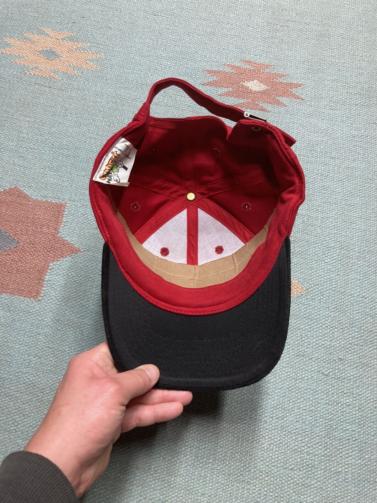 Disney × Vintage VTG hat Mickey Mouse Disney cartoon embroidered adjustable Size ONE SIZE - 6 Thumbnail
