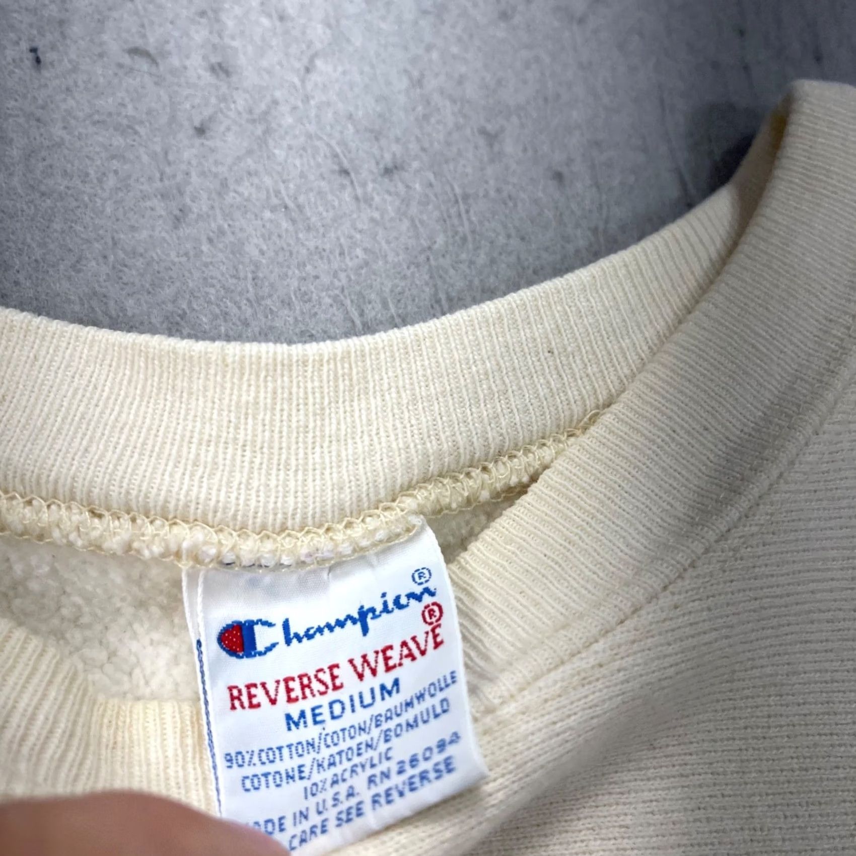 Champion VINTAGE Champion Sweatshirt Mens M Beige Reverse Weave Hawaii Golf USA 90s Size US M / EU 48-50 / 2 - 5 Thumbnail