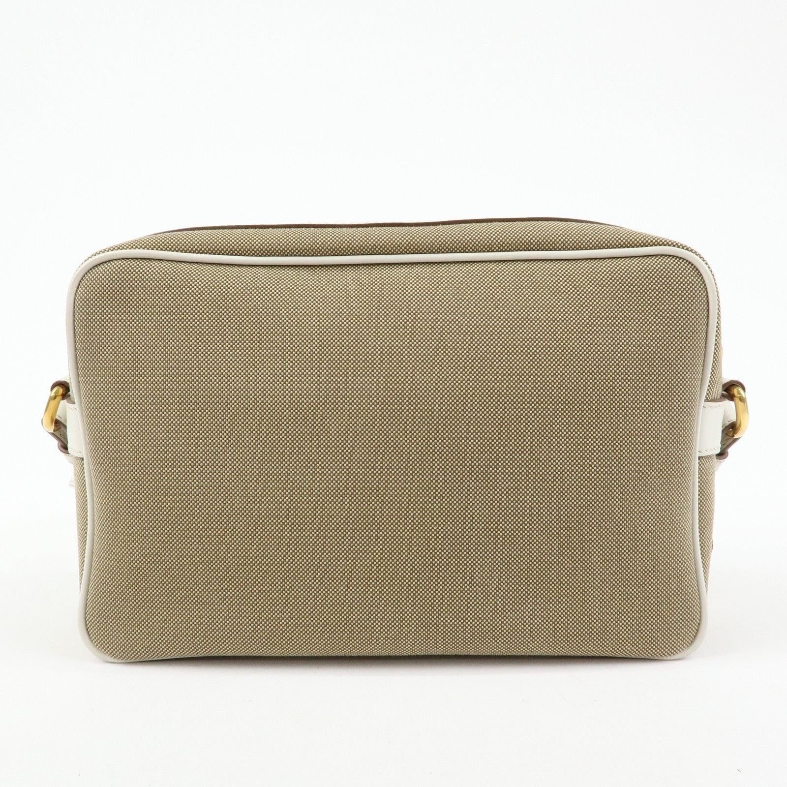 Prada Prada Logo Jacquard Shoulder Bag Tan Size ONE SIZE - 2 Thumbnail