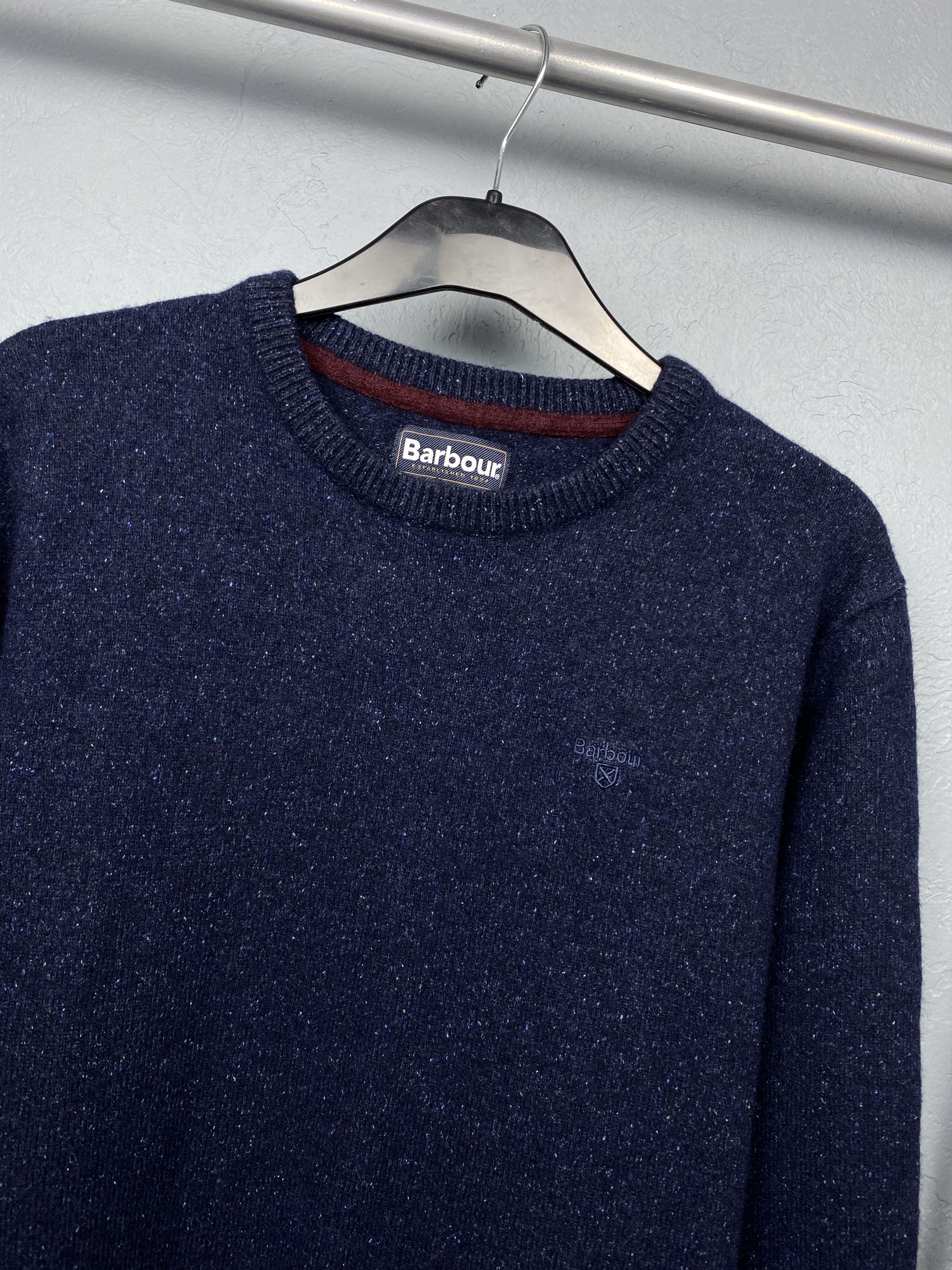 Barbour Barbour Vintage Mens Wool Knit Sweater Size US M / EU 48-50 / 2 - 2 Thumbnail