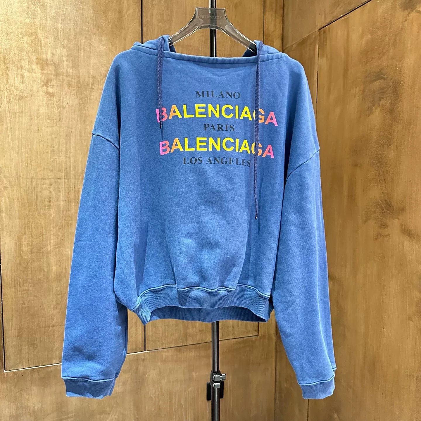 Balenciaga Balenciaga Retro Green Hoodie S Women Size S / US 4 / IT 40 - 1 Thumbnail