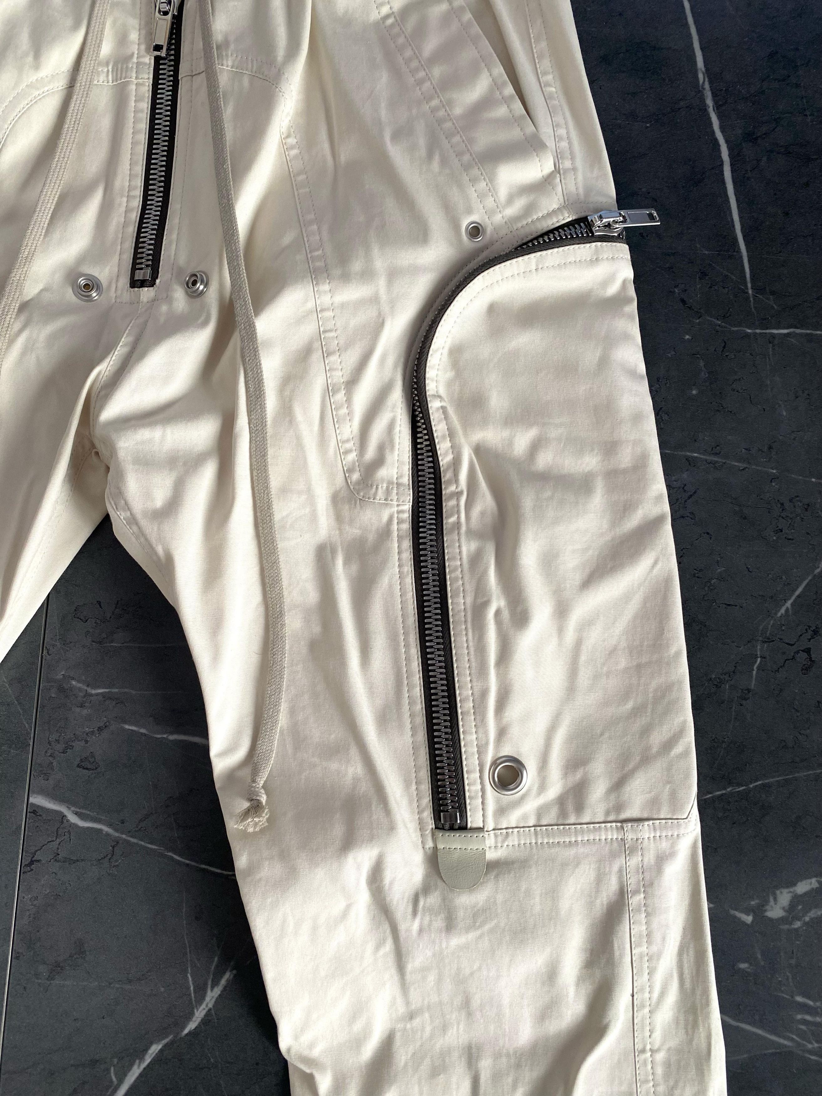 Rick Owens Rick Owens White Bauhaus Cargo Size US 32 / EU 48 - 10 Thumbnail