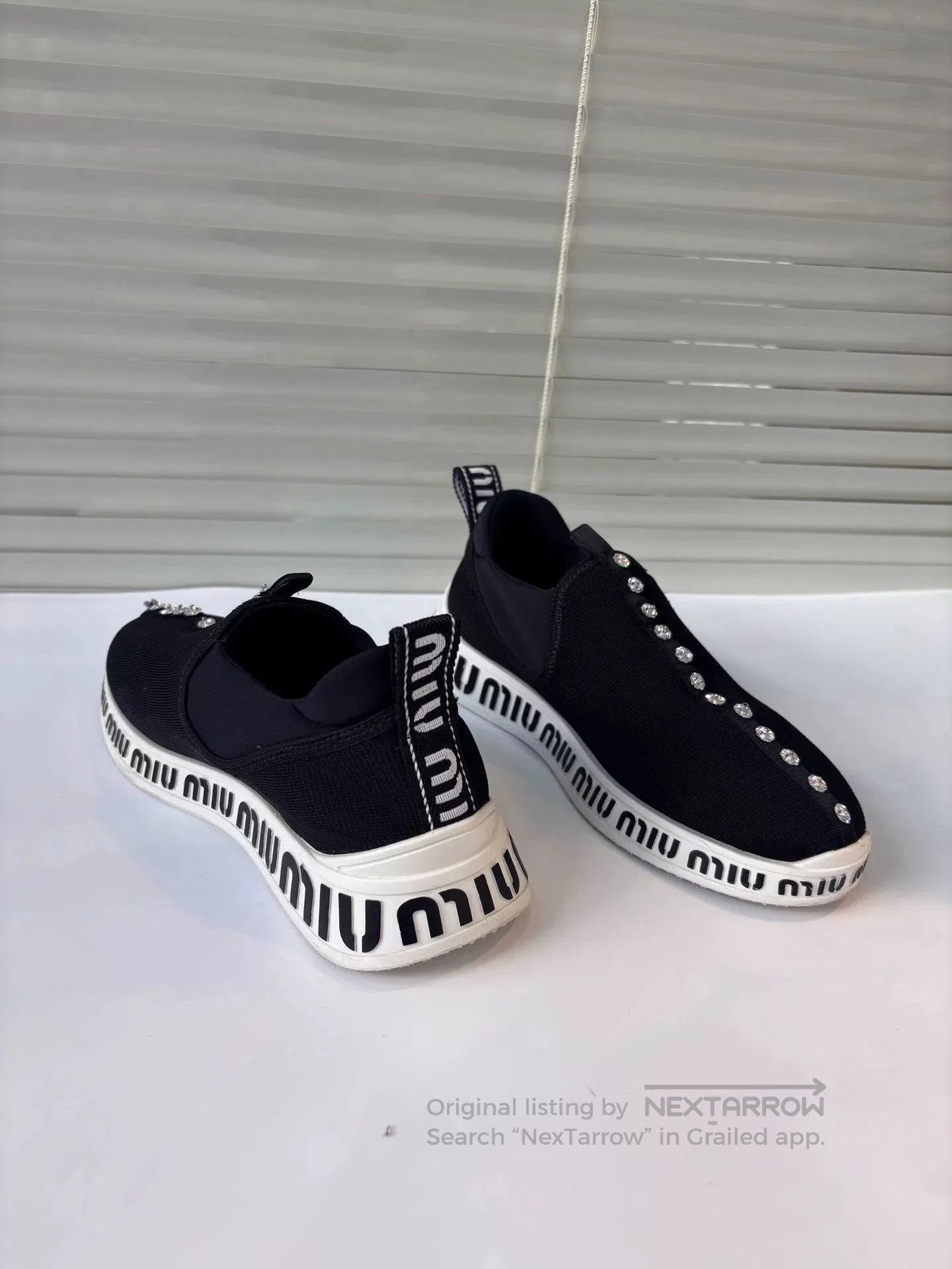 Miu Miu Miu Miu Black Diamond Casual Shoes. Size US 5.5 / IT 35.5 - 7 Thumbnail