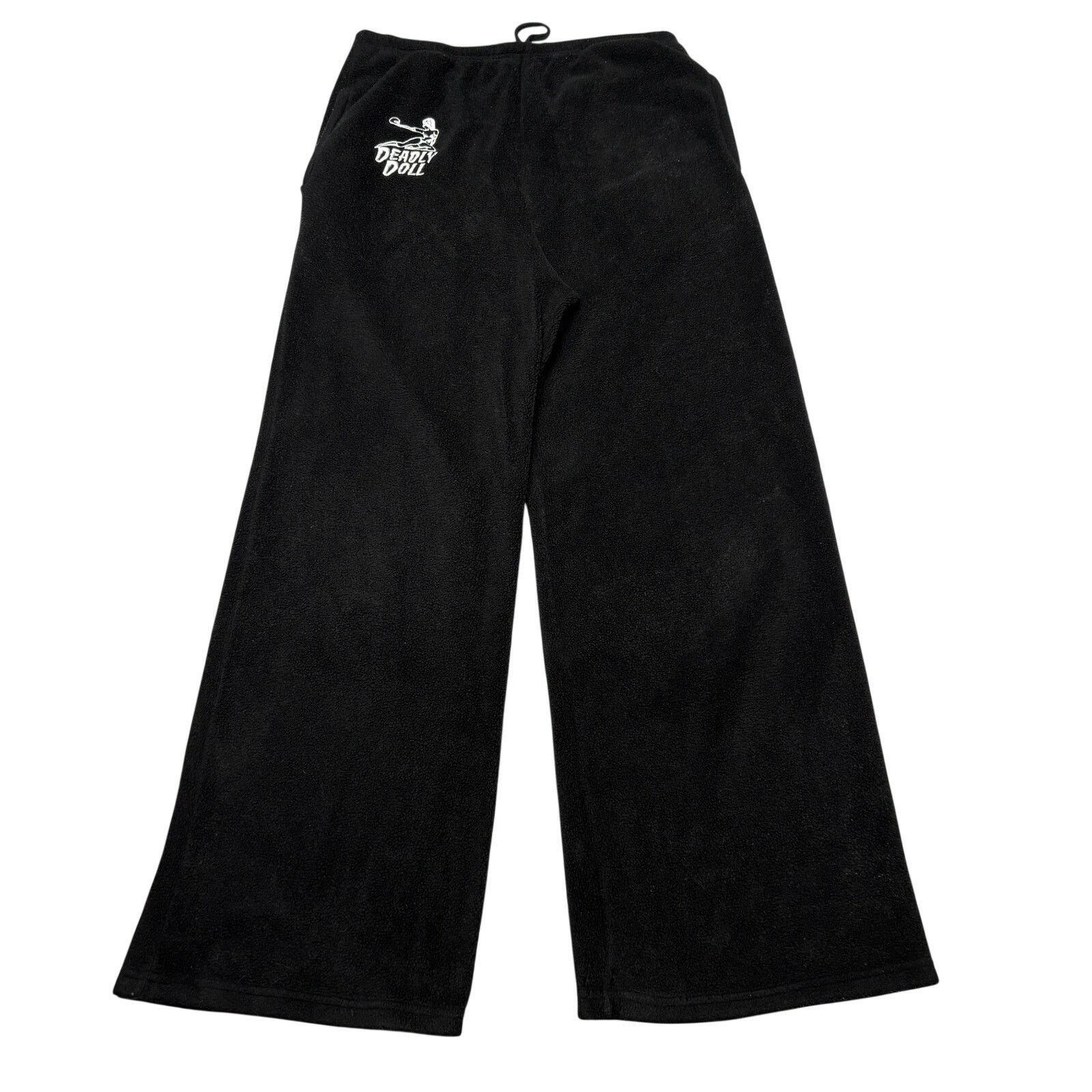 Deadly Doll Deadly Doll Jessie Joe Stark Fleece Sweatpants Medium Y2K Size 30" / US 8 / IT 44 - 1 Thumbnail