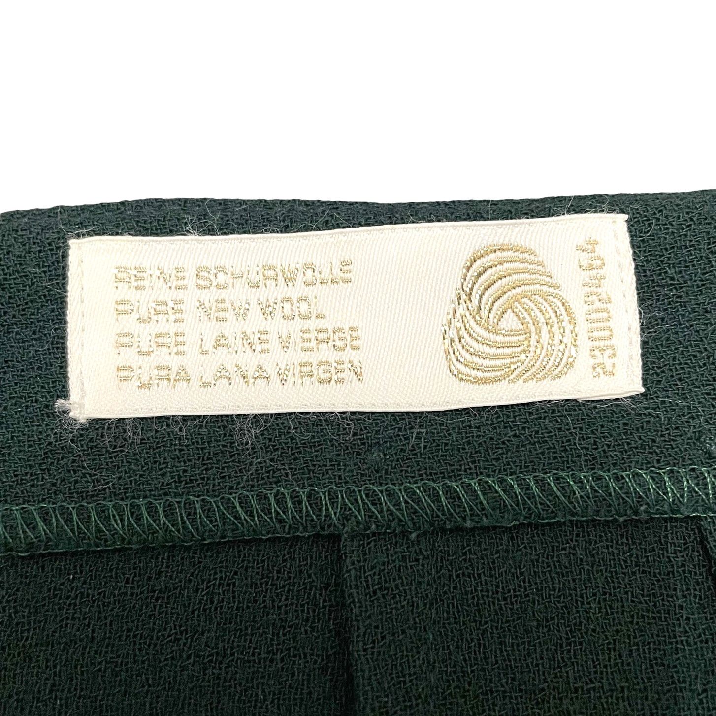 Escada × Vintage Vintage Escada Wool Pants Tapered Forest Green Size EU 40 Size 29" - 5 Thumbnail