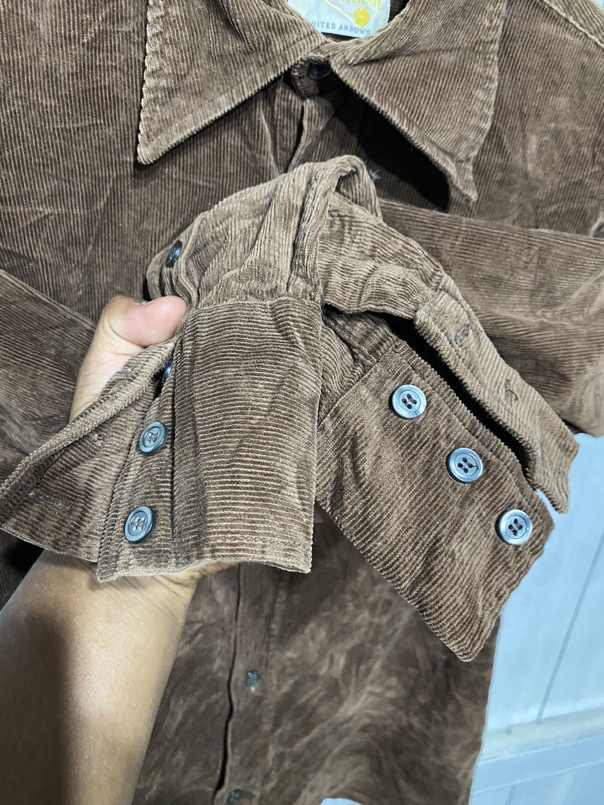 Japanese Brand × United Arrows × Vintage United Arrows Coduroy Shirt Size S / US 4 / IT 40 - 4 Thumbnail