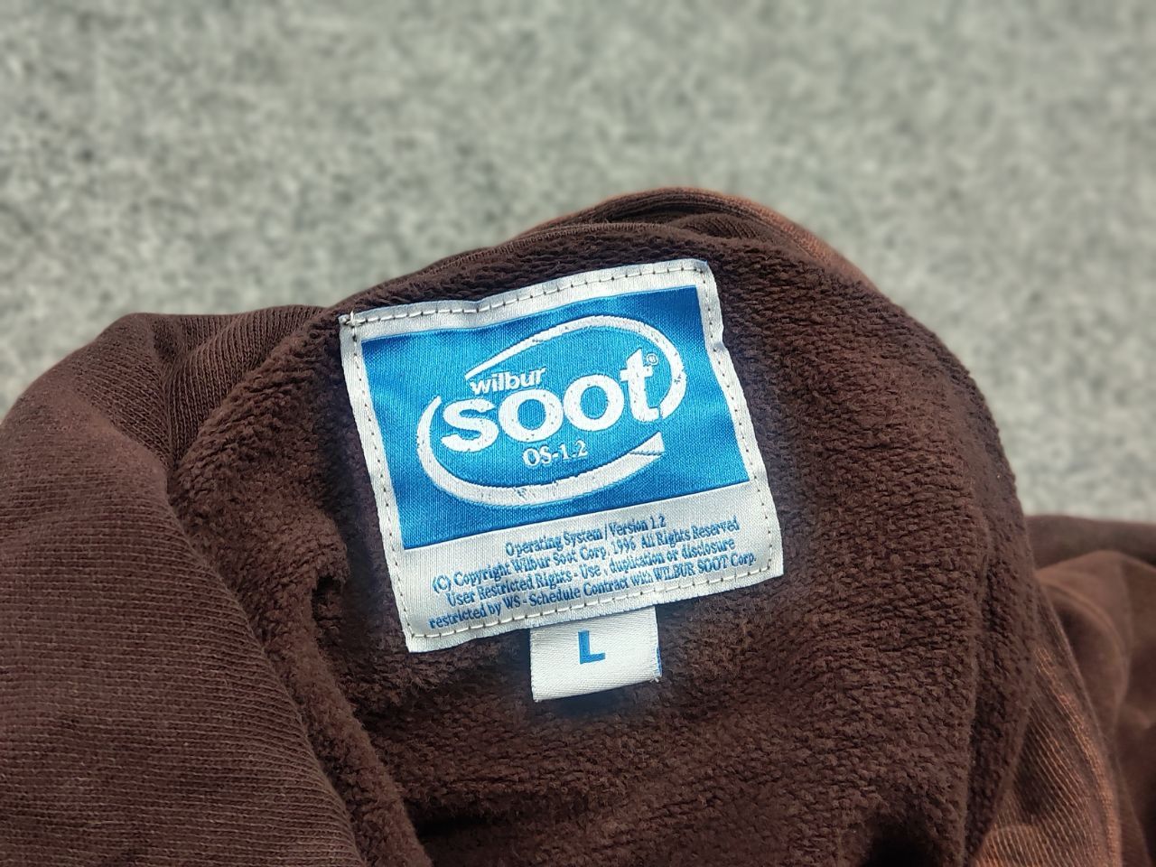 Vintage Wilbur Soot 96' Version 1.2 Embroidered Vintage Wash Hoodie Size US L / EU 52-54 / 3 - 11 Thumbnail