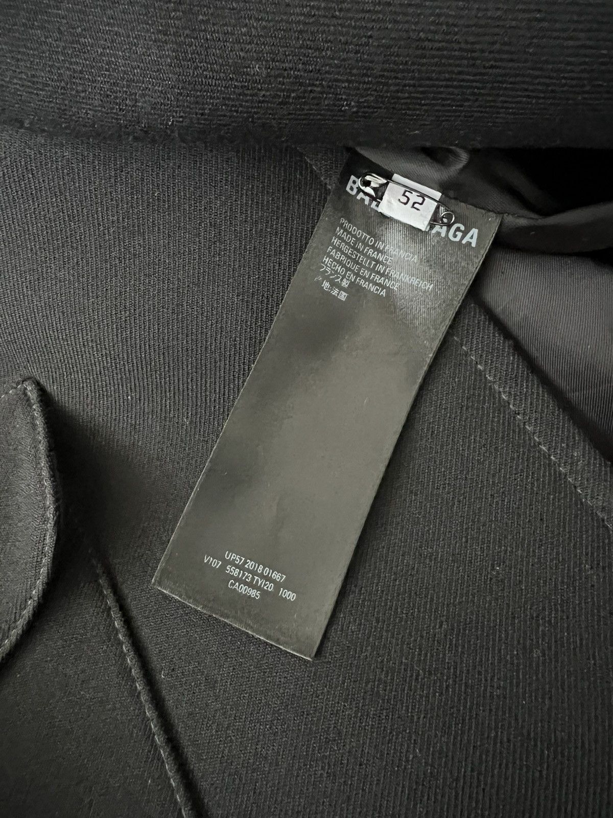 Balenciaga Balenciaga Single-Breasted Officer Wool Jacket Size US L / EU 52-54 / 3 - 7 Thumbnail