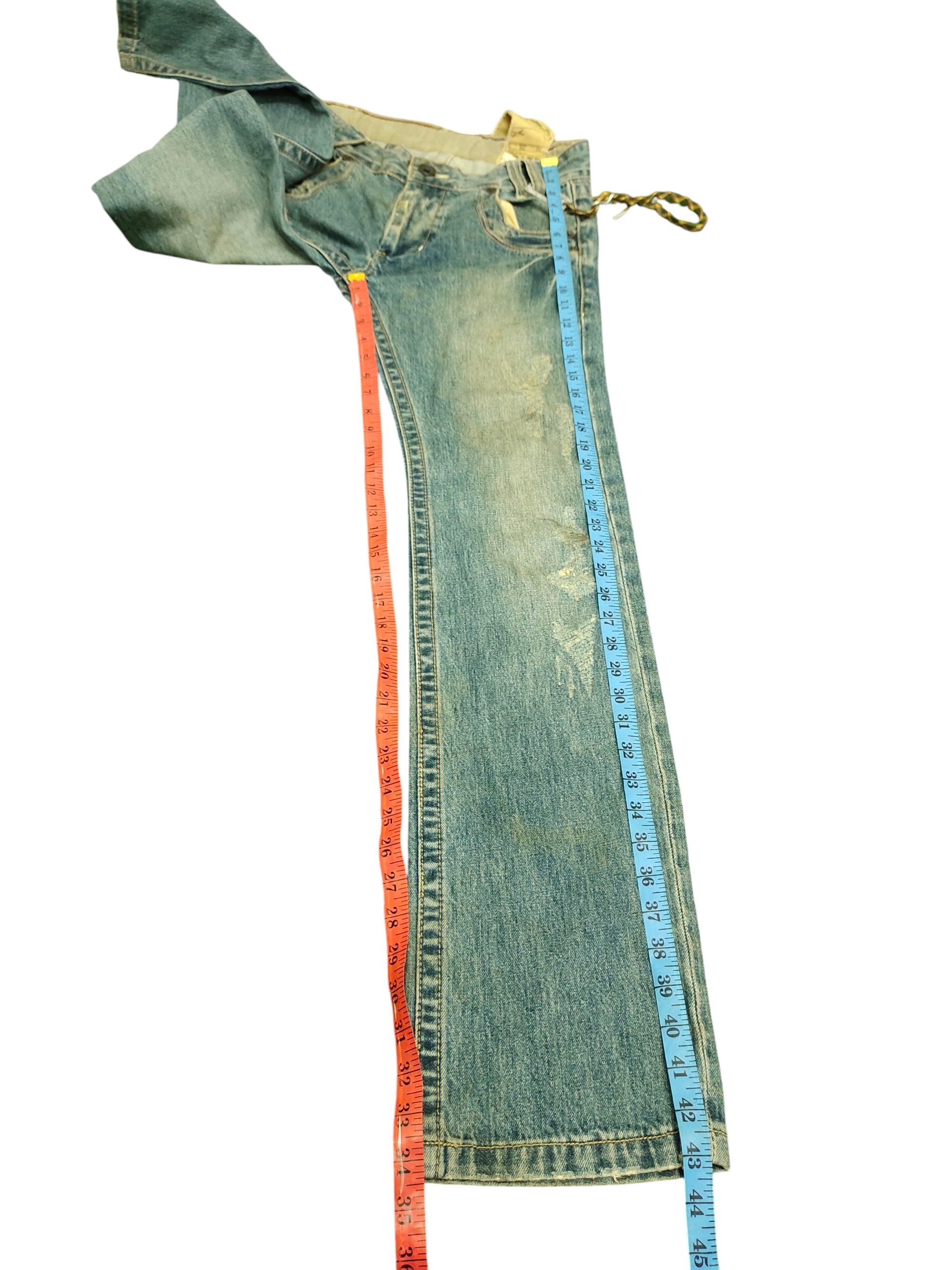 Undercover Tough Chatham Rusty Clawmark Distress Denim Jeans Size US 30 / EU 46 - 17 Thumbnail