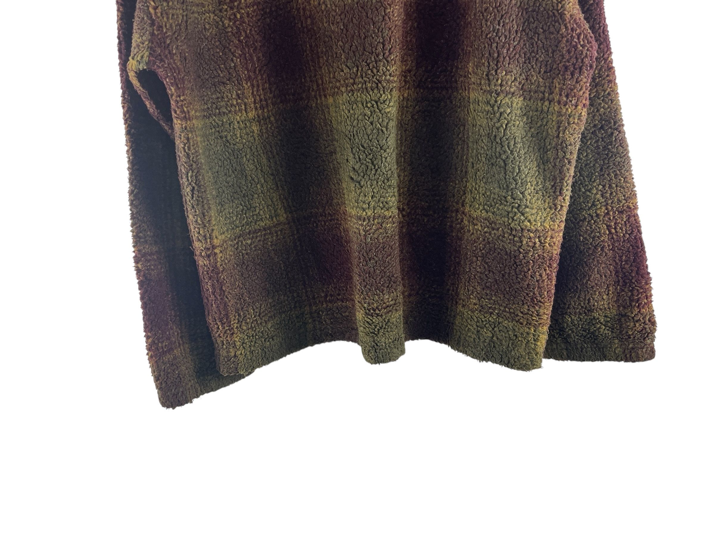 Nautica Nautica Plaid Sherpa Quarter Zip Fleece Pullover Jacket Size US L / EU 52-54 / 3 - 10 Thumbnail