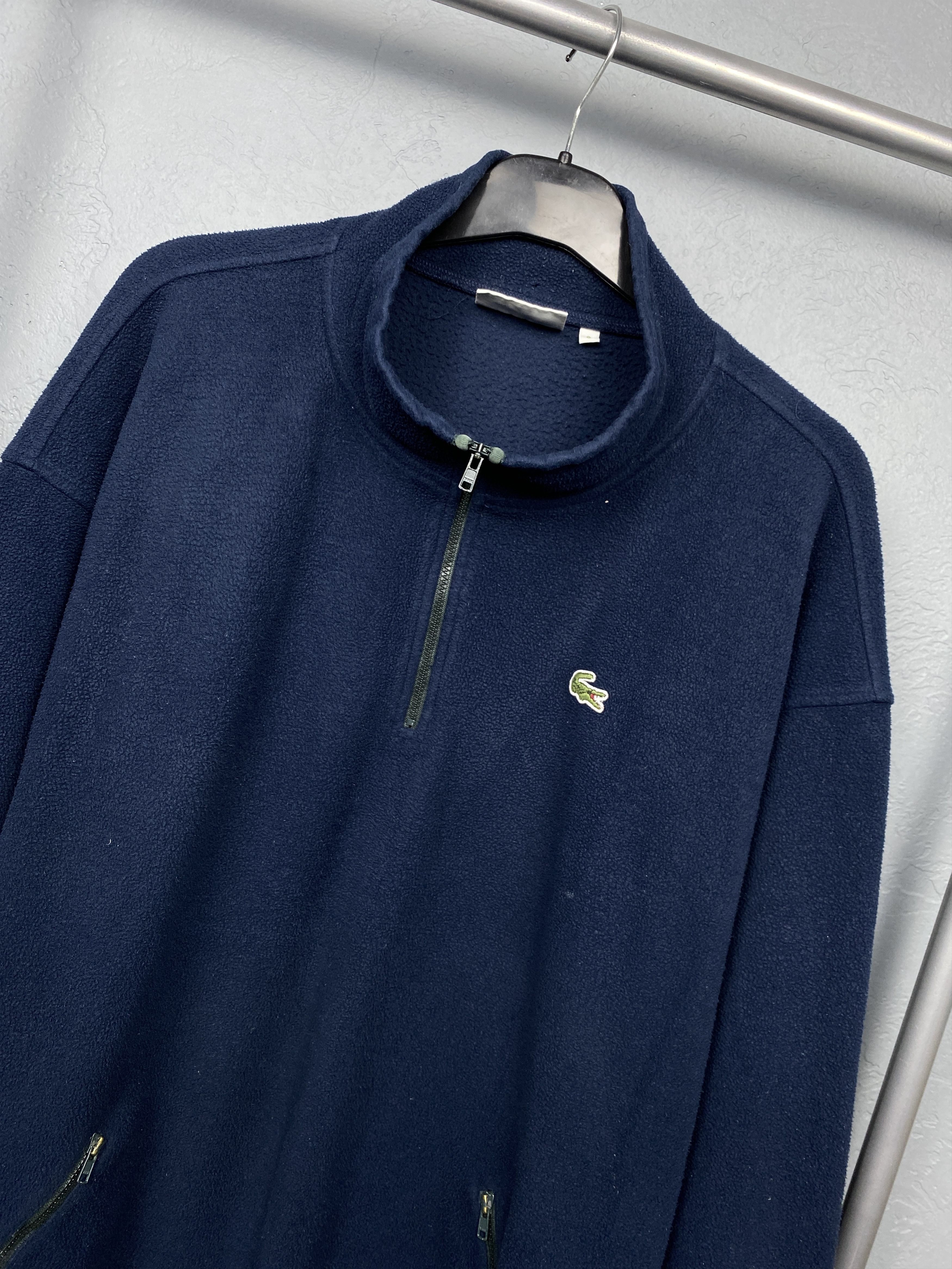 Lacoste × Vintage Lacoste Sport Vintage Mens 1\4 Zip Fleece Jacket Size US XXL / EU 58 / 5 - 2 Thumbnail