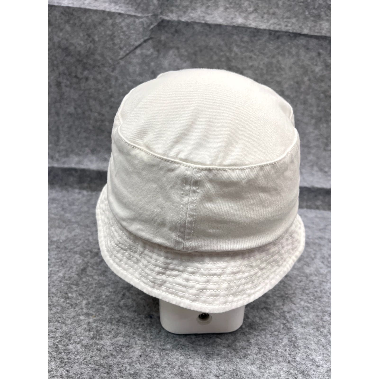 Vintage Bucket Hat Women One Size White Lightweight Cotton Outdoor Beach Size ONE SIZE - 6 Thumbnail