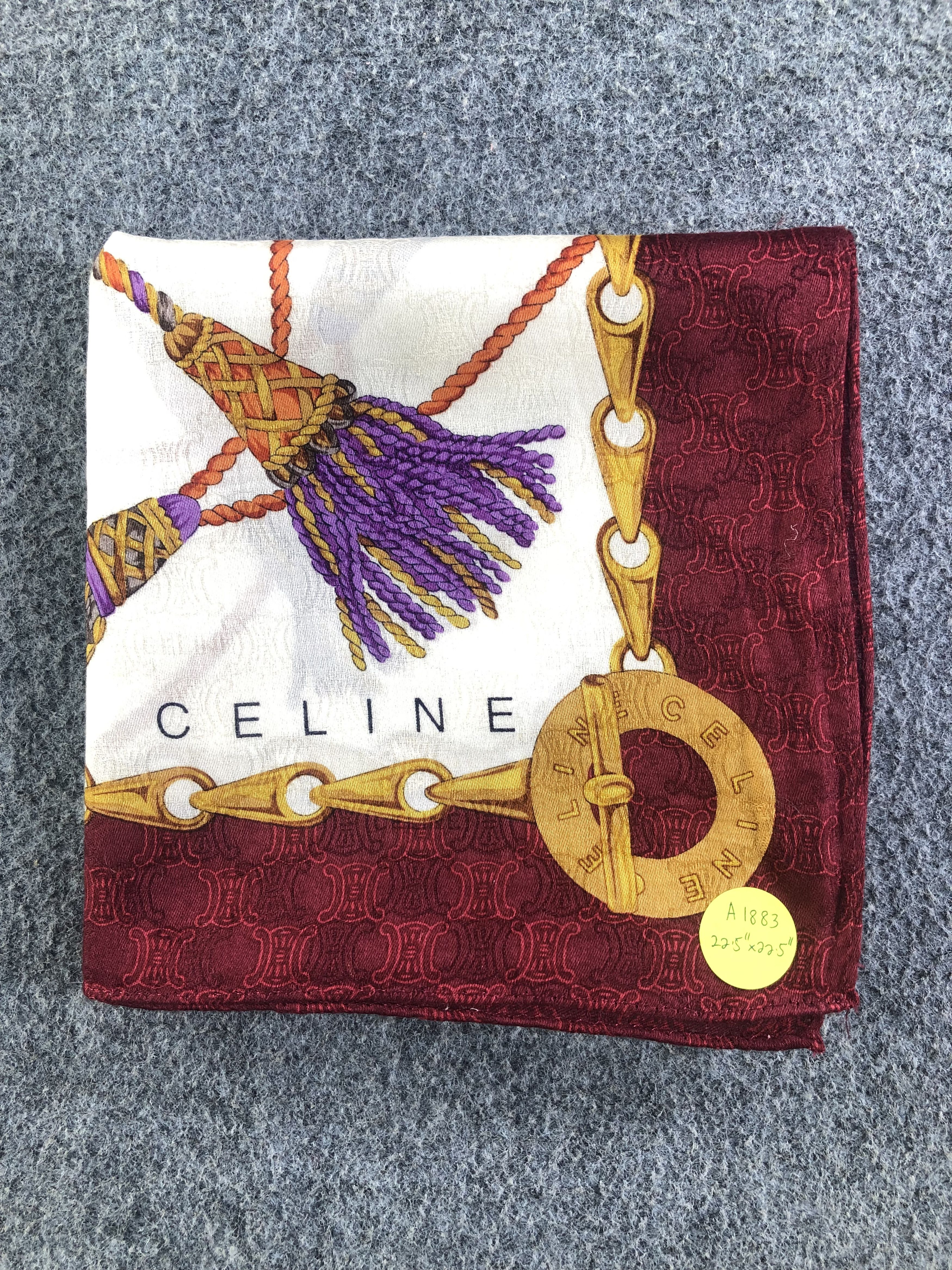 Celine Celine Handkerchief / Bandana / Neckerchief / Headscarf Size ONE SIZE - 6 Thumbnail