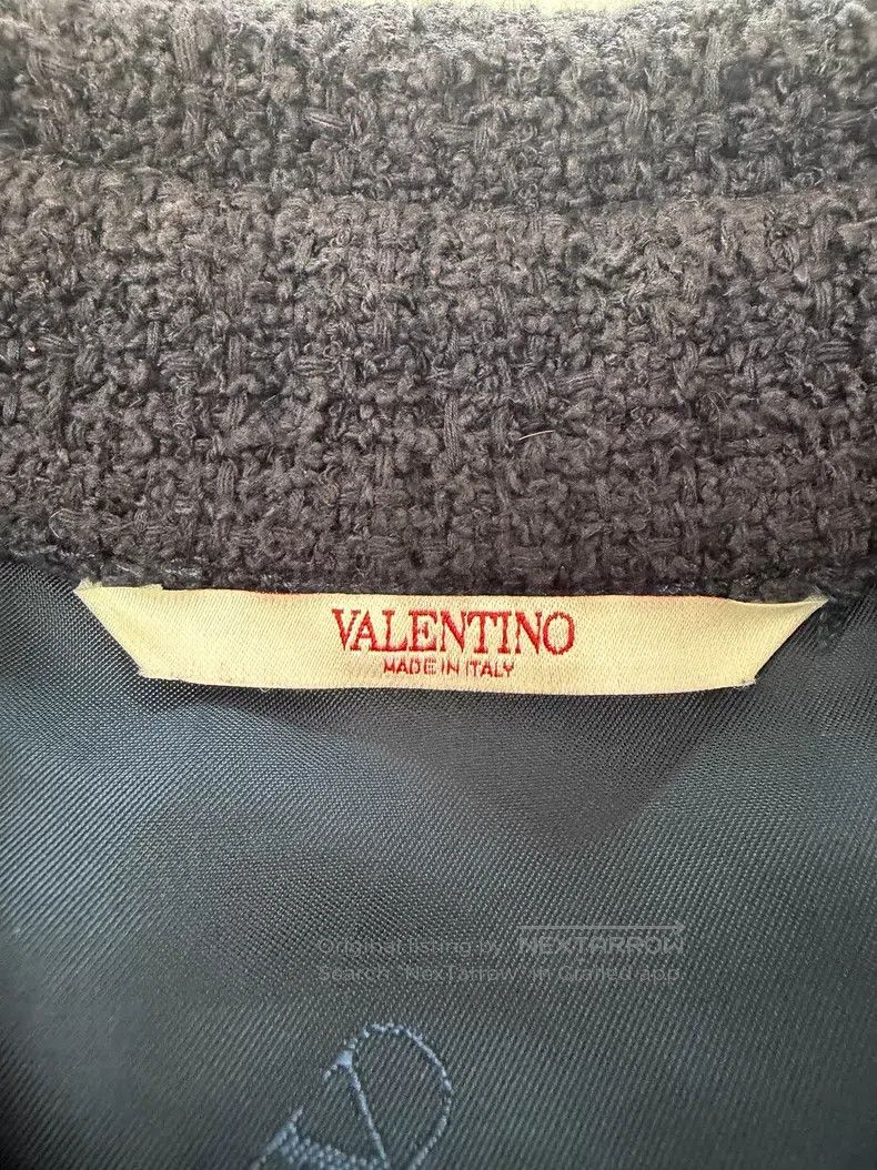 Valentino Valentino A small navy blue fragrant jacket Size US L / EU 52-54 / 3 - 4 Thumbnail