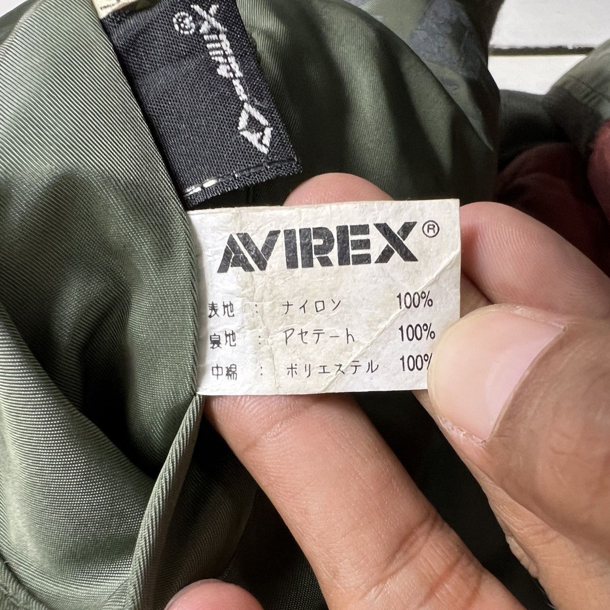 Avirex 🔥 VINTAGE AVIREX MA-1 REVERSIBLE BOMBER JACKET MADE IN USA Size US L / EU 52-54 / 3 - 16 Thumbnail