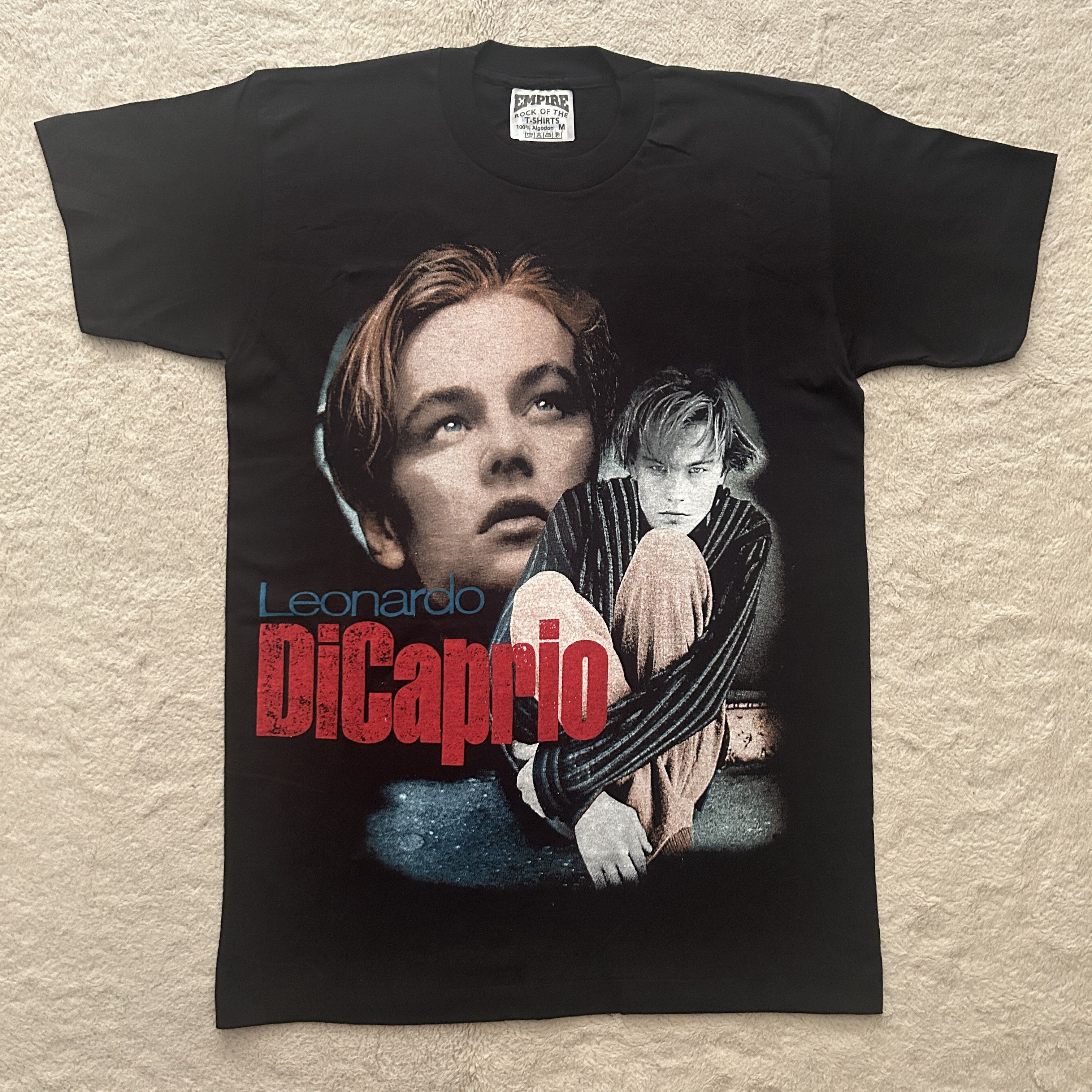 Rap Tees Vintage Leonardo DiCaprio Titanic 90's Movie Rap T-shirt Size US M / EU 48-50 / 2 - 1 Thumbnail