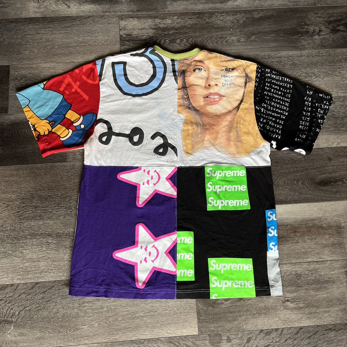 Asspizza Asspizza Patchwork Panel Multi Logo Tee Shirt 2024 Size US L / EU 52-54 / 3 - 2 Thumbnail