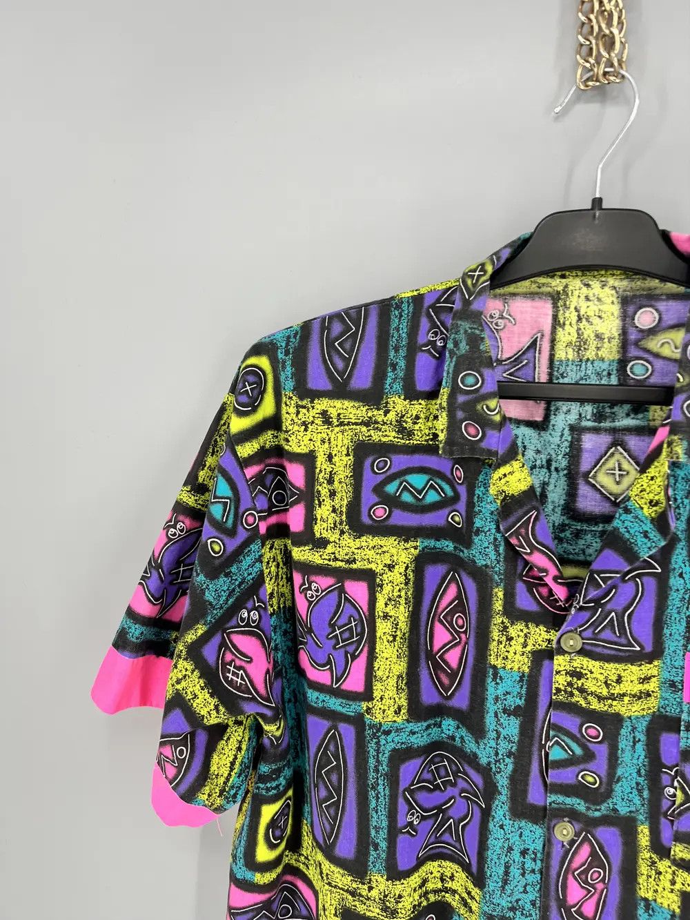 Vintage Vintage 90s Art Streetwear Hawaiian Travis Scott style Size US M / EU 48-50 / 2 - 7 Thumbnail
