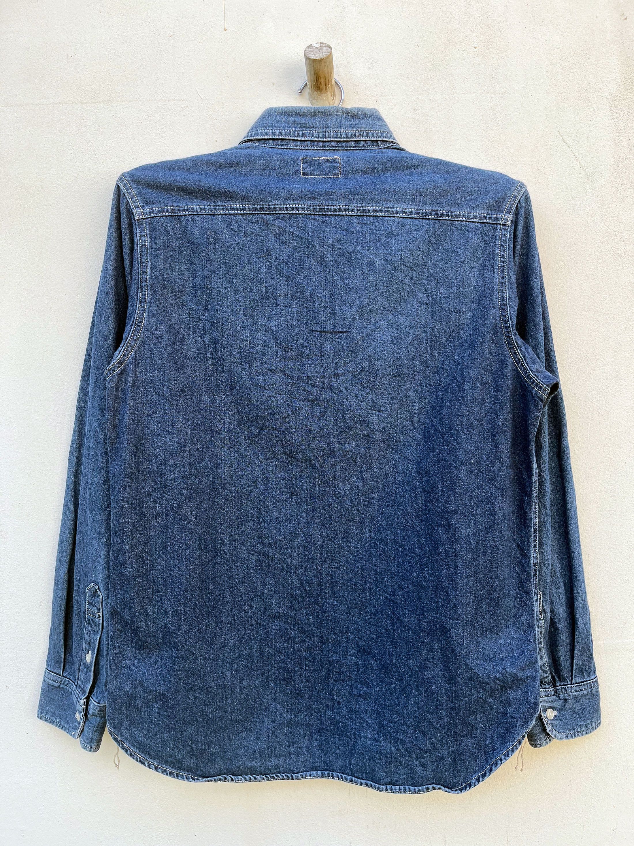 Big John × Japanese Brand WorldWorkers Heritage Big John Pulll Over Denim Shirt Size US M / EU 48-50 / 2 - 5 Thumbnail
