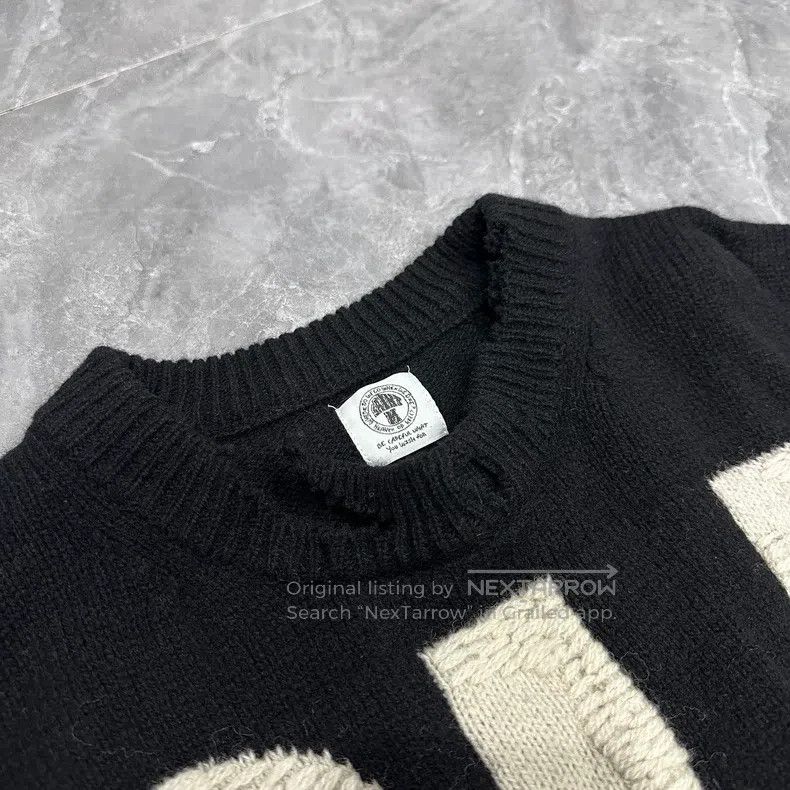 Saint Michael Saint Michael Destroyed knitted pullover sweater Size US L / EU 52-54 / 3 - 2 Thumbnail