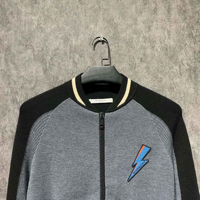 Givenchy Givenchy Wool Lightning Embroidery Baseball Jacket 2506-Nex Size US S / EU 44-46 / 1 - 3 Thumbnail