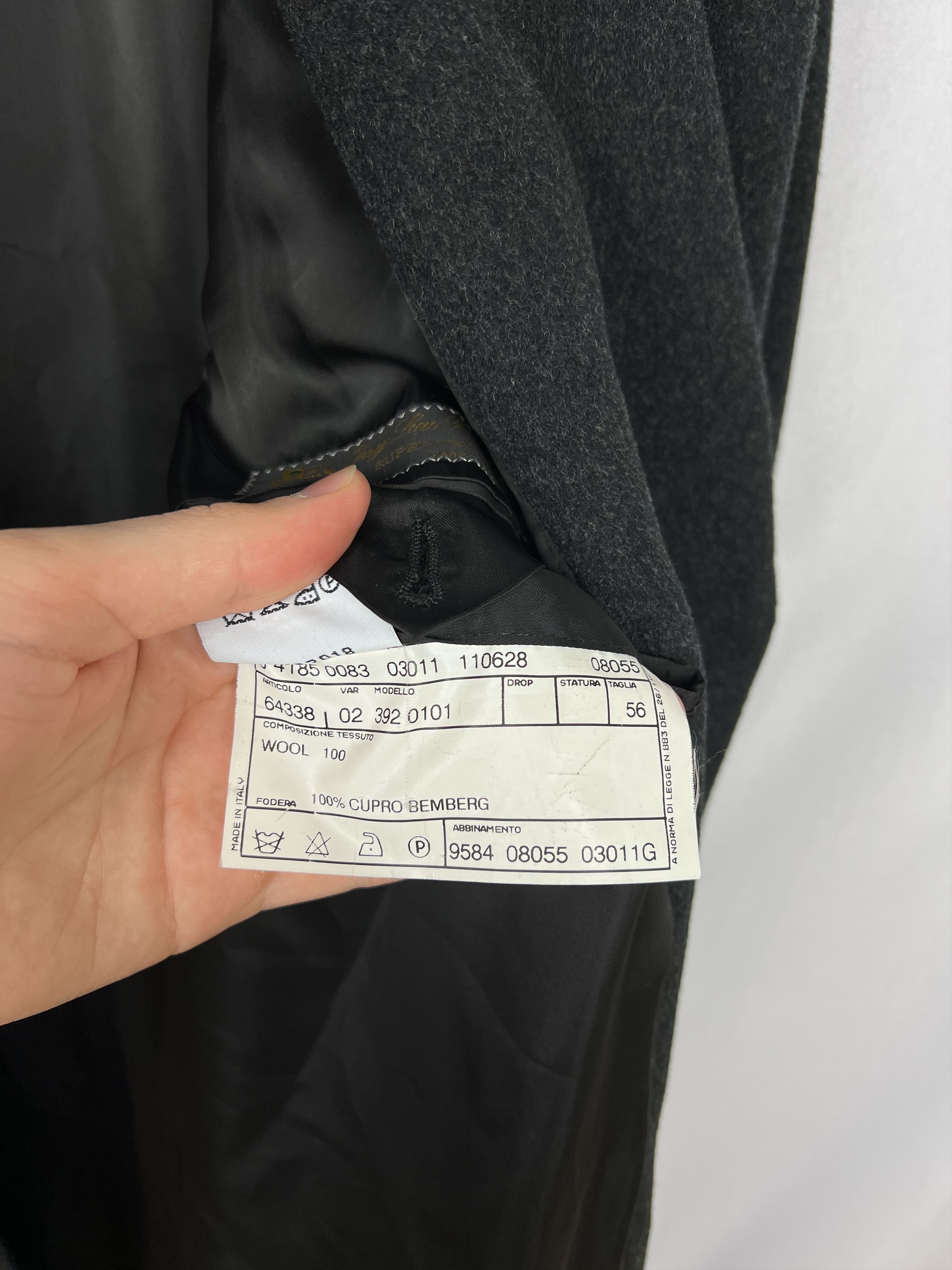 Pal Zileri x Loro Piana Pure Superfine Wool Solid Relaxed Overcoat Size US XL / EU 56 / 4 - 13 Thumbnail