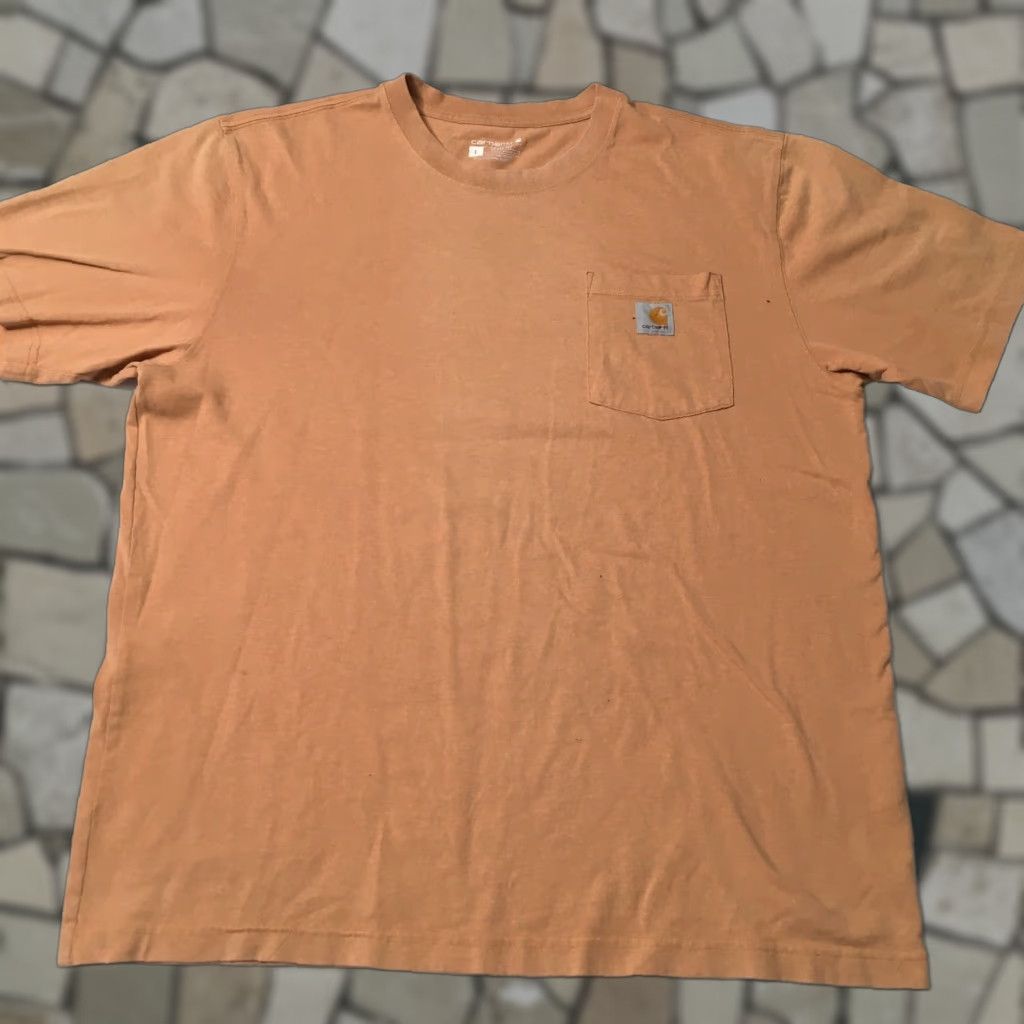 Carhartt Carhartt Shirt Pocket Loose Fit SS Tee Shirt Mens L Orange Size US L / EU 52-54 / 3 - 1 Thumbnail