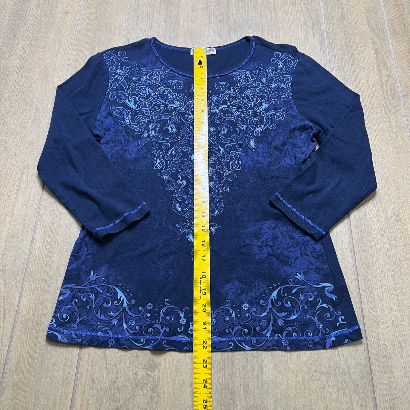 Vintage Vintage Y2K Blue Canyon Women’s Long Sleeve Top Size Large Size L / US 10 / IT 46 - 6 Thumbnail