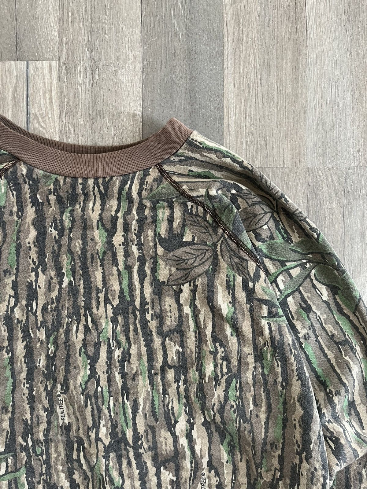 Liberty Vintage Liberty Real Tree Bark Camo Crewneck Size US M / EU 48-50 / 2 - 3 Thumbnail