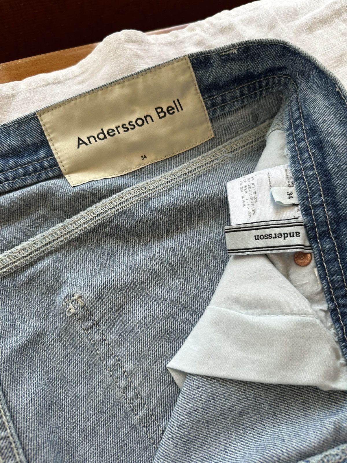 Andersson Bell Ghentle raw cut flared jeans Size US 34 / EU 50 - 6 Thumbnail