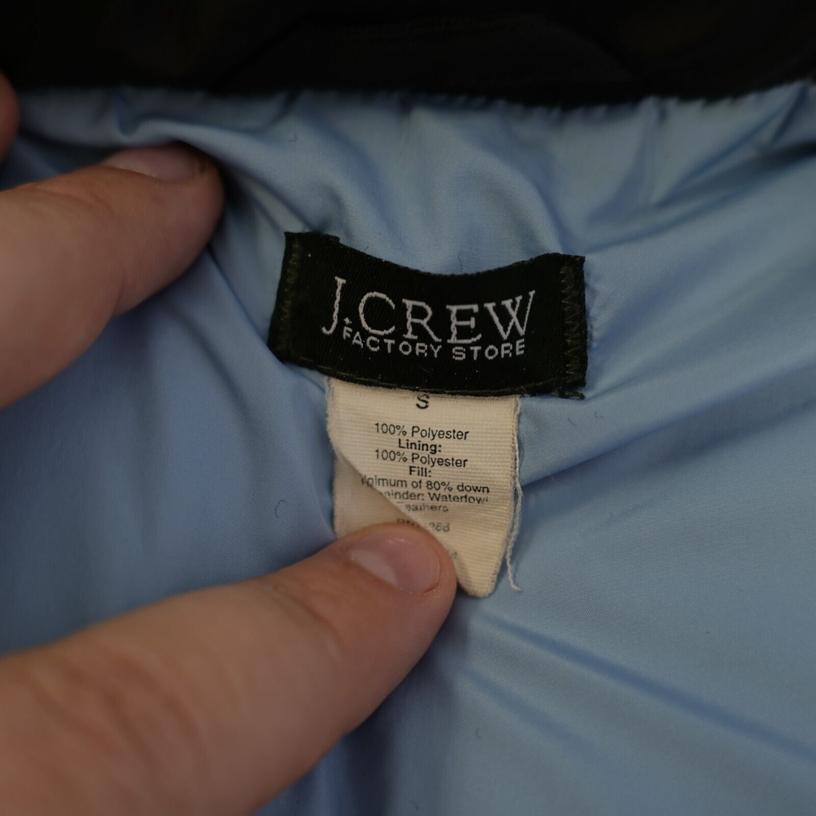 J.Crew J. Crew Factory Black Full Zip Puffer Vest Jacket Small Poly Size S / US 4 / IT 40 - 4 Thumbnail