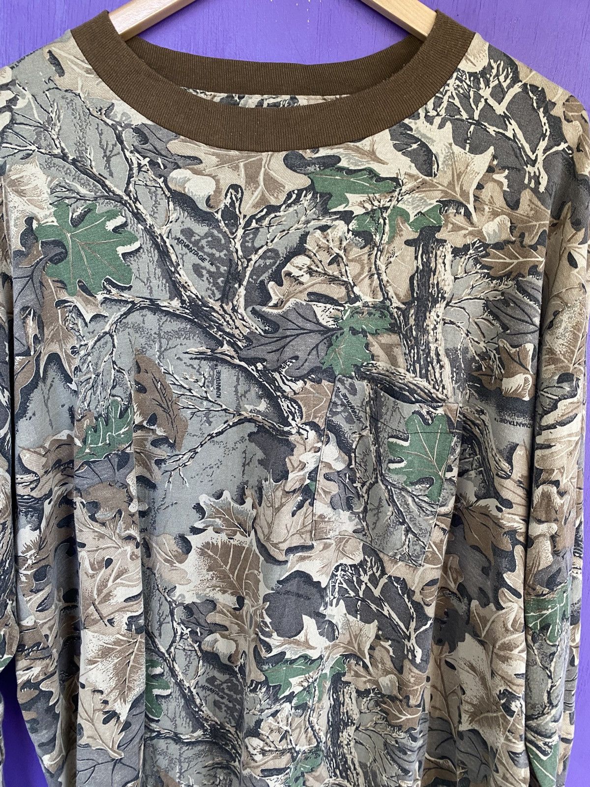 Other Vintage 80s leaves Camo long-sleeve Size US L / EU 52-54 / 3 - 3 Thumbnail