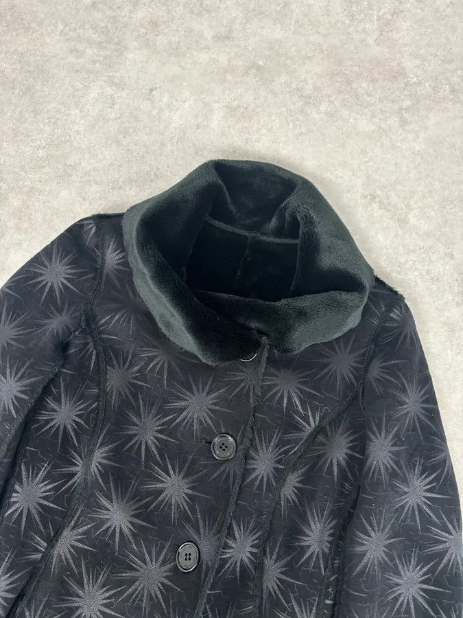 Emporio Armani AW2004 Emporio Armani Black Stars Contemporary Reversible Long Coat Size M / US 6-8 / IT 42-44 - 5 Thumbnail