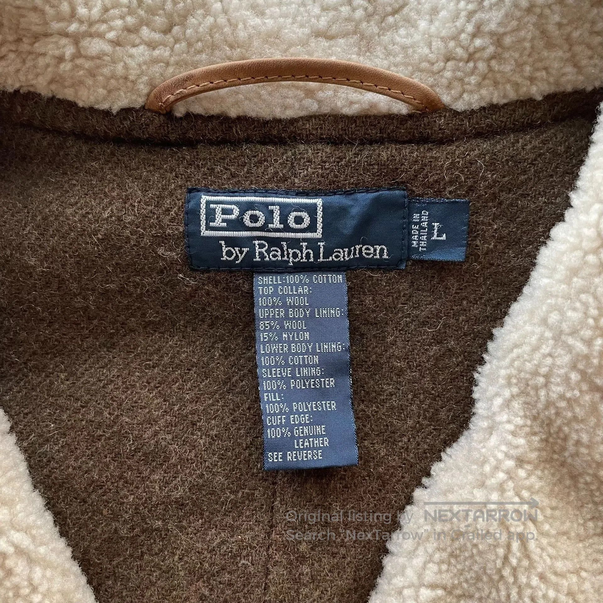 Polo Ralph Lauren Polo Ralph Lauren Shearling Hunting Jacket. Size US L / EU 52-54 / 3 - 6 Thumbnail