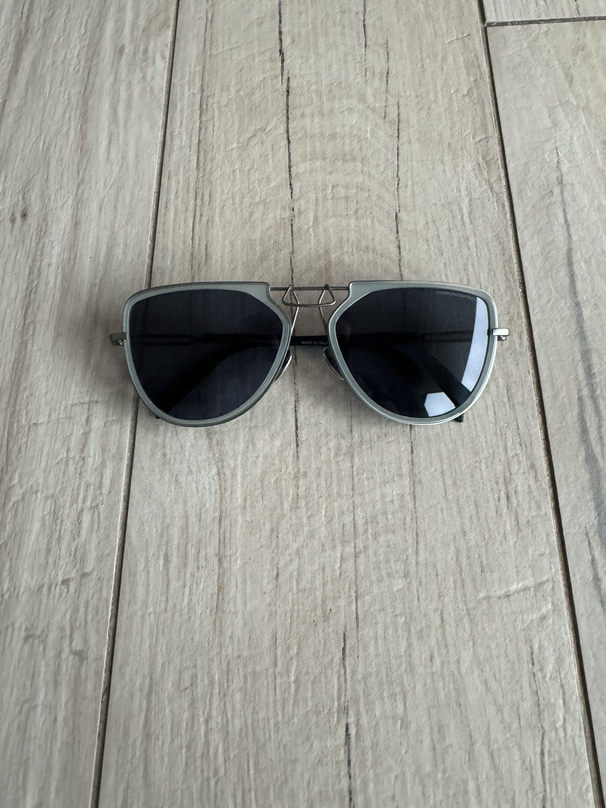 Calvin Klein 205W39NYC DS! Calvin Klein 205W39NYC CKNYC 1874S Titanium Sunglasses Size ONE SIZE - 4 Thumbnail