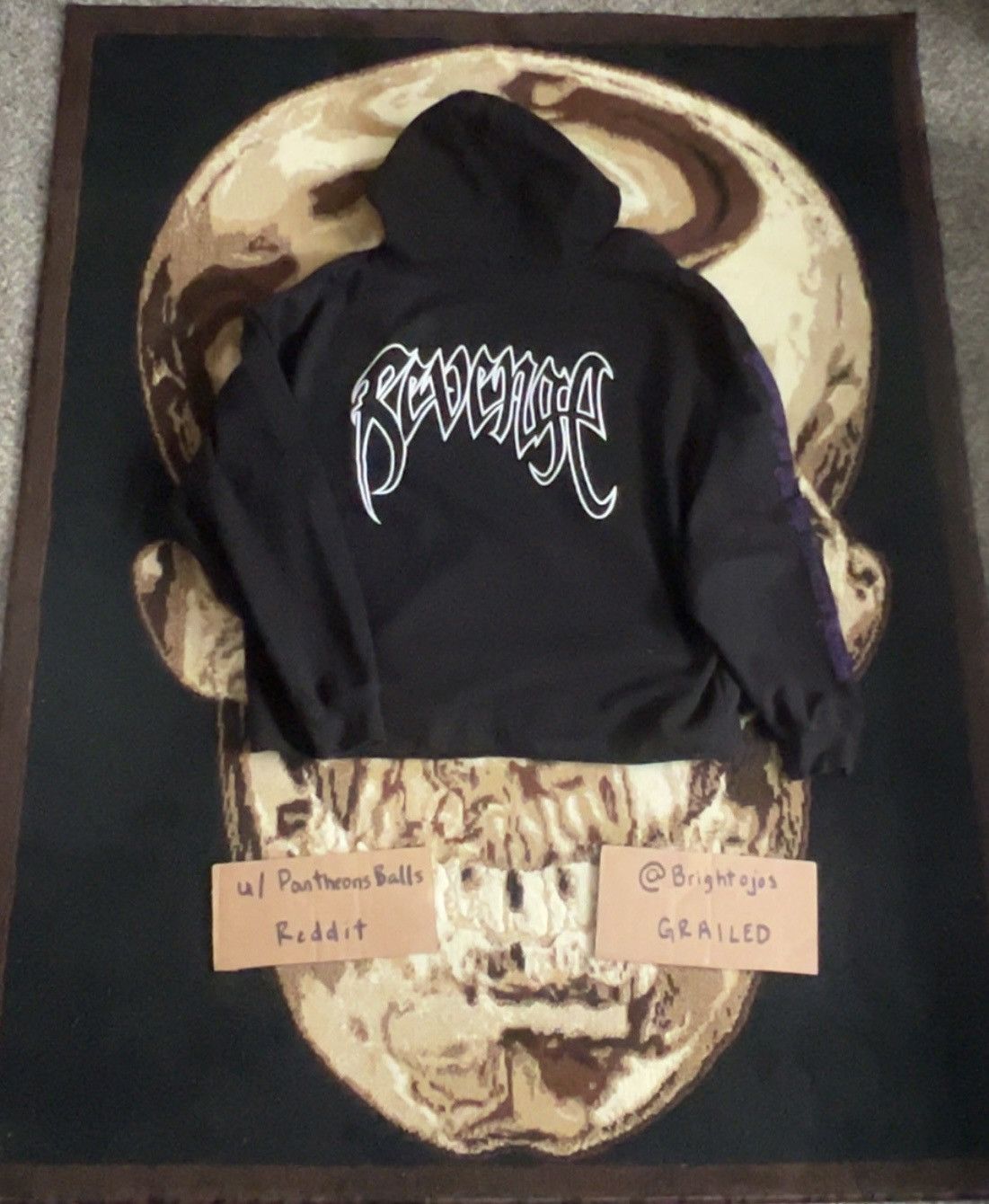 Revenge Revenge Purple St Francis Hoodie Size US XXL / EU 58 / 5 - 5 Thumbnail