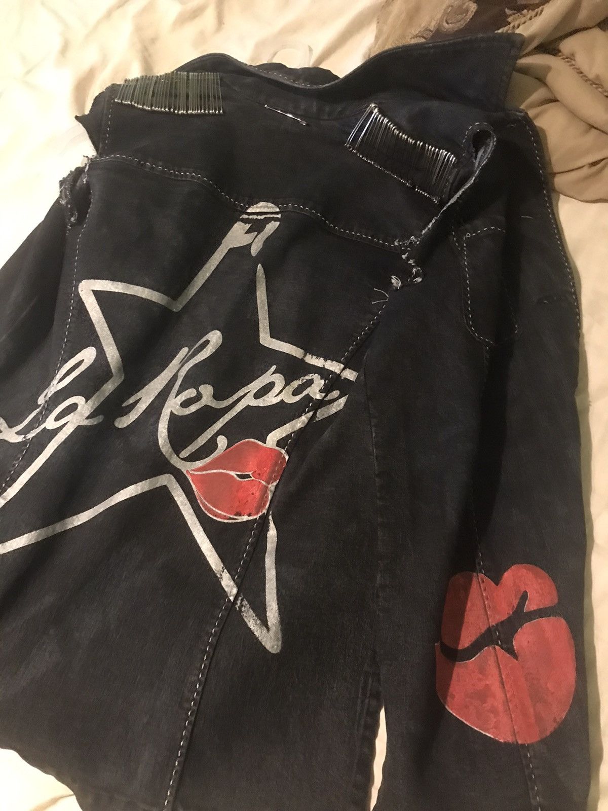 LaRopa Laropa heavy metal denim vest Size US M / EU 48-50 / 2 - 2 Thumbnail
