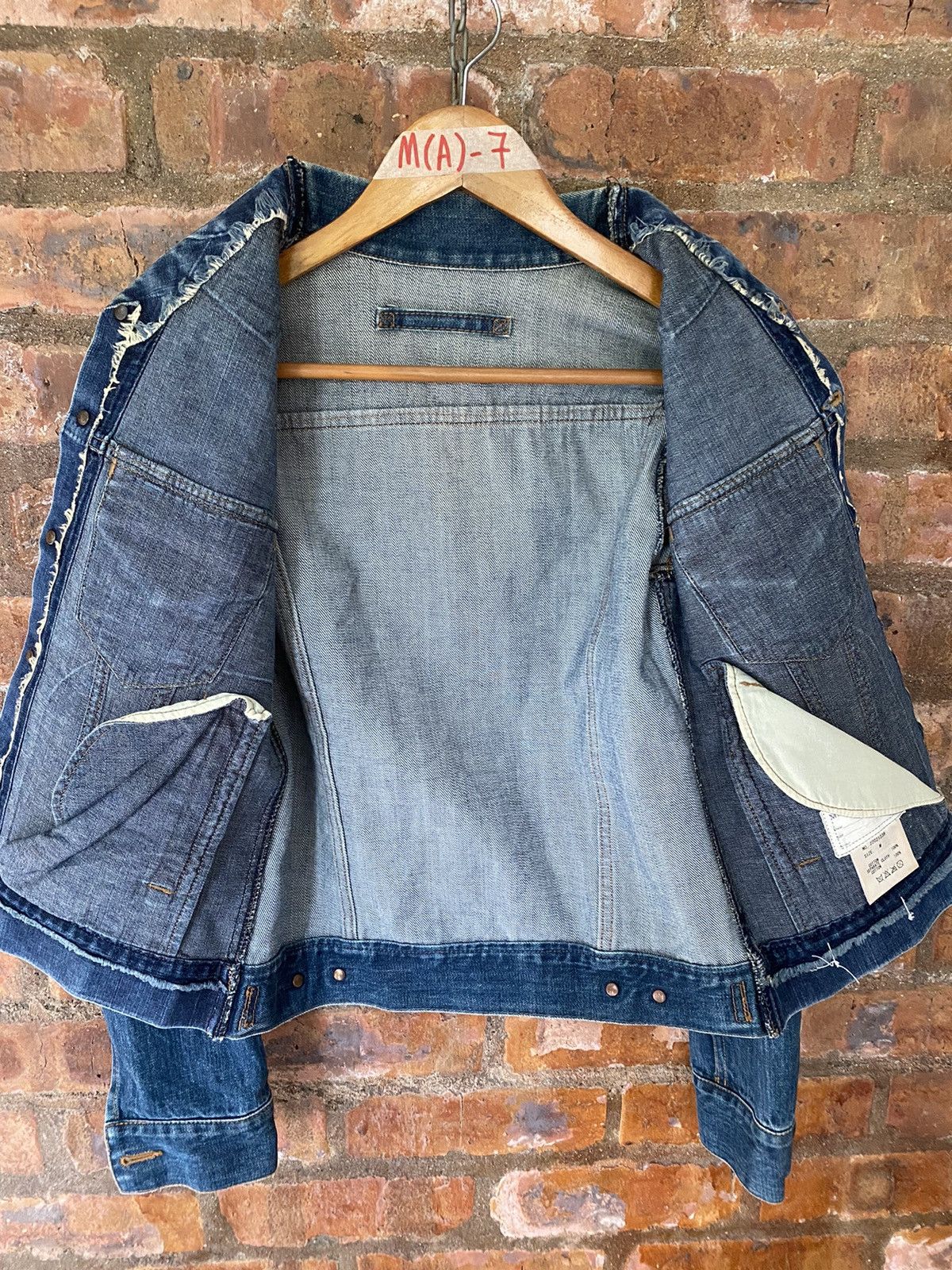 Maison MIHARA YASUHIRO 🔥2000s 🔥 OG trompe l'oeil denim Jacket Size US S / EU 44-46 / 1 - 15 Thumbnail
