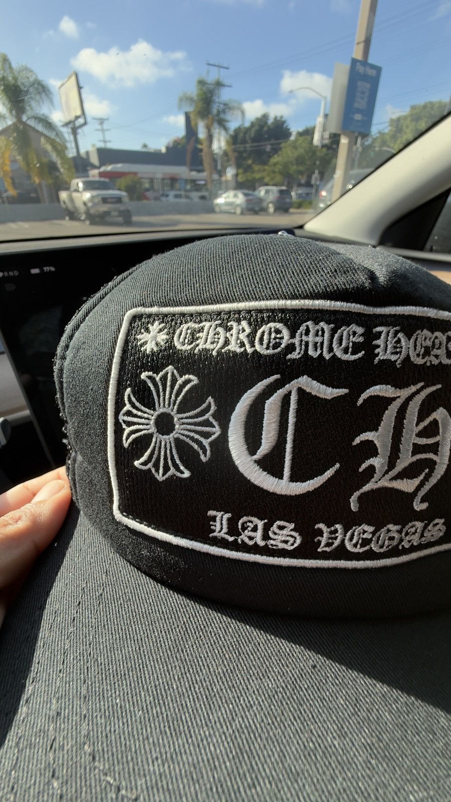Chrome Hearts Chrome Hearts CH Las Vegas Trucker Hat Size ONE SIZE - 6 Thumbnail