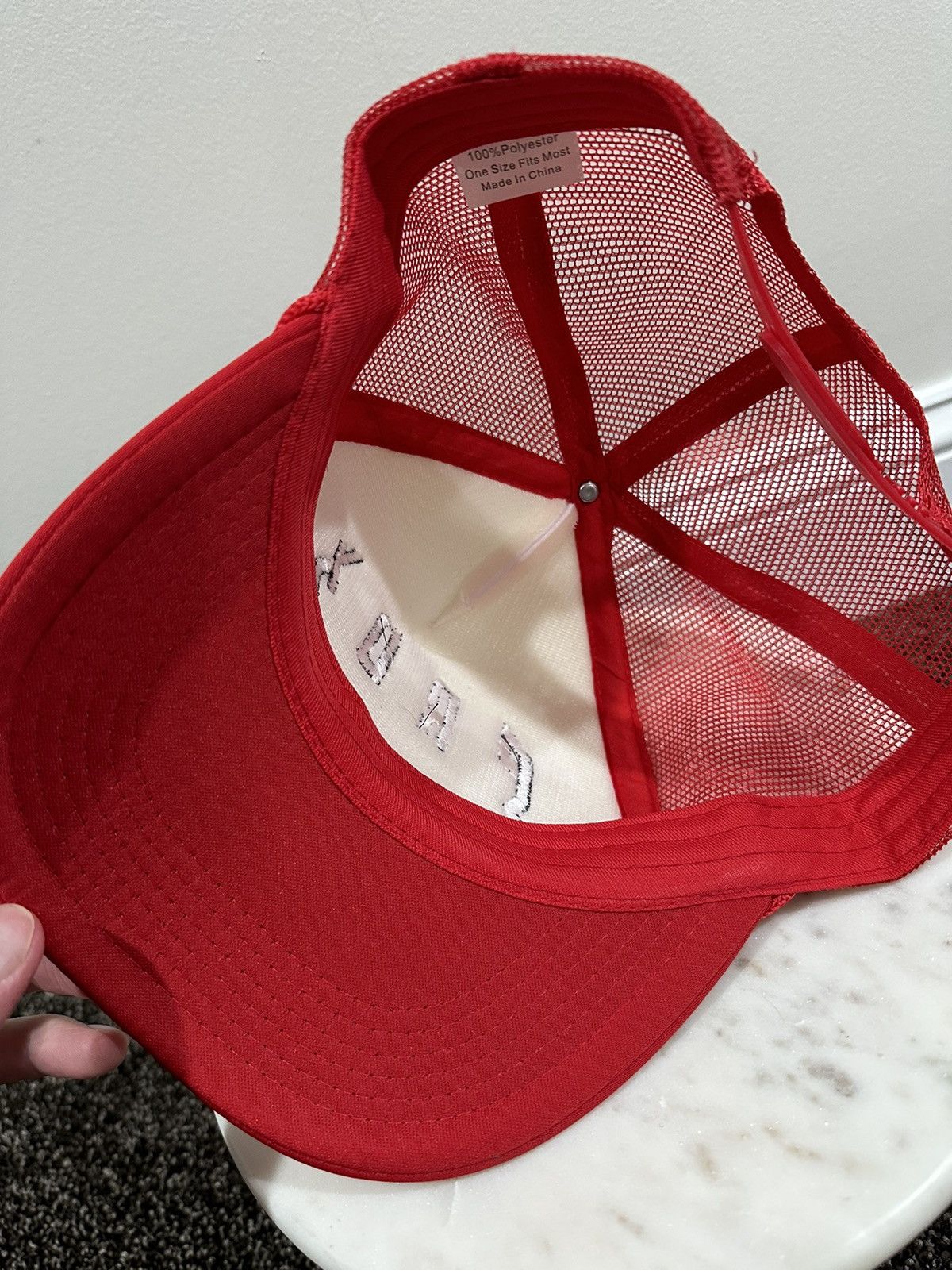 Vintage Paradox PRDX Philadelphia Red / White Trucker Hat Size ONE SIZE - 6 Thumbnail