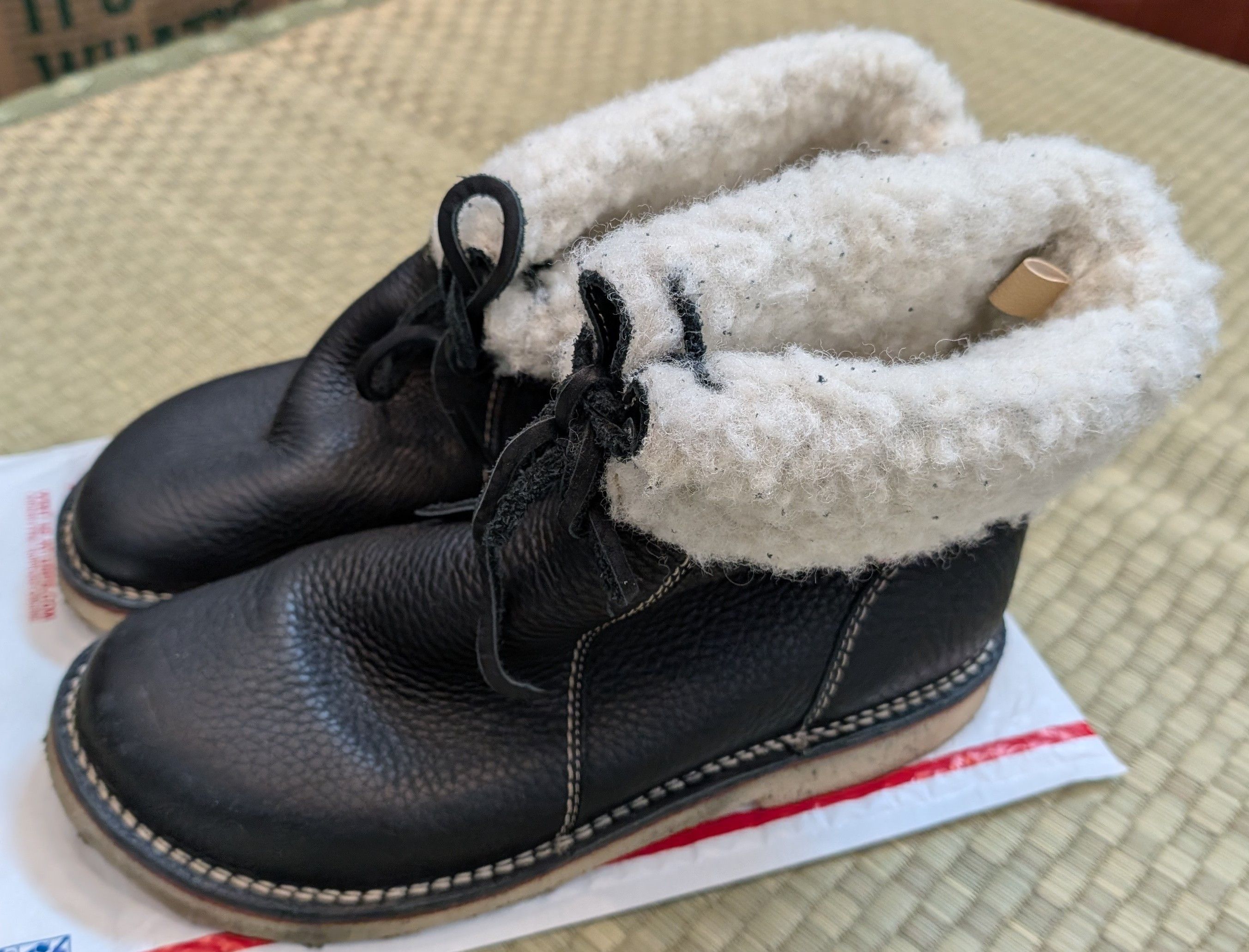 Duckfeet Duckfeet Arhus Leather Wool Shearling Lined Boots Size US 11 / EU 44 - 1 Thumbnail
