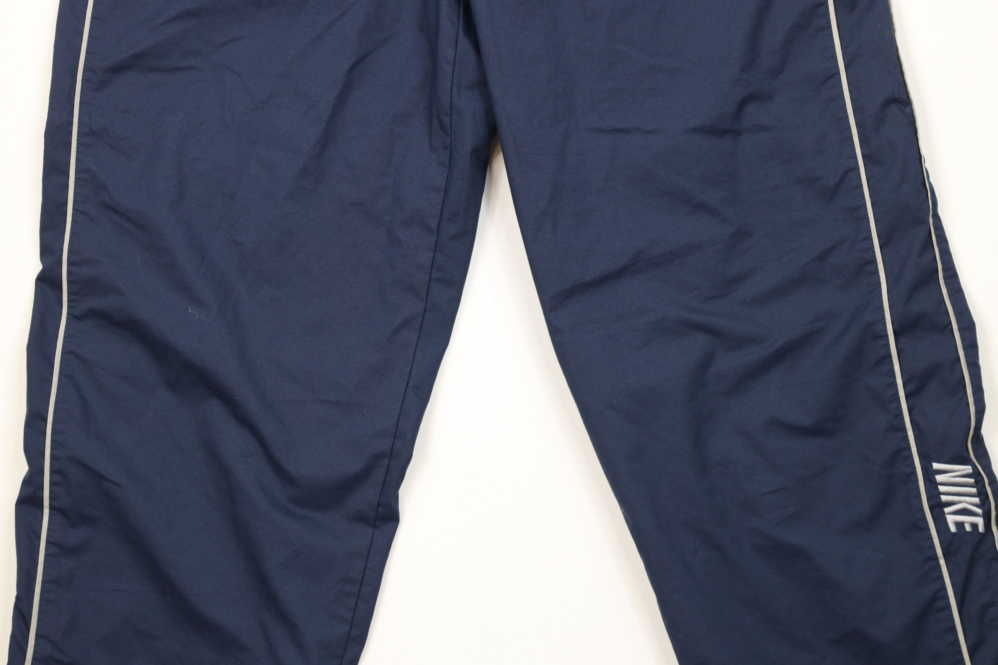 Nike Vintage Nike Scott Mini Swoosh Lined Wide Leg Pants Blue Size US 34 / EU 50 - 3 Thumbnail