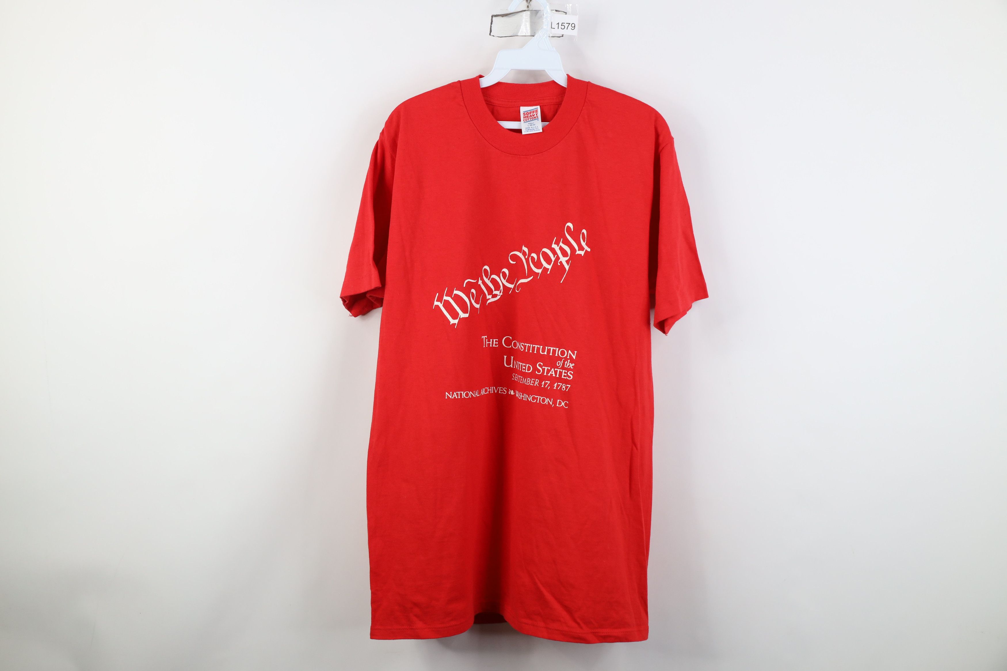 Vintage Vintage 90s Streetwear The People the United States T-Shirt Size US L / EU 52-54 / 3 - 1 Thumbnail