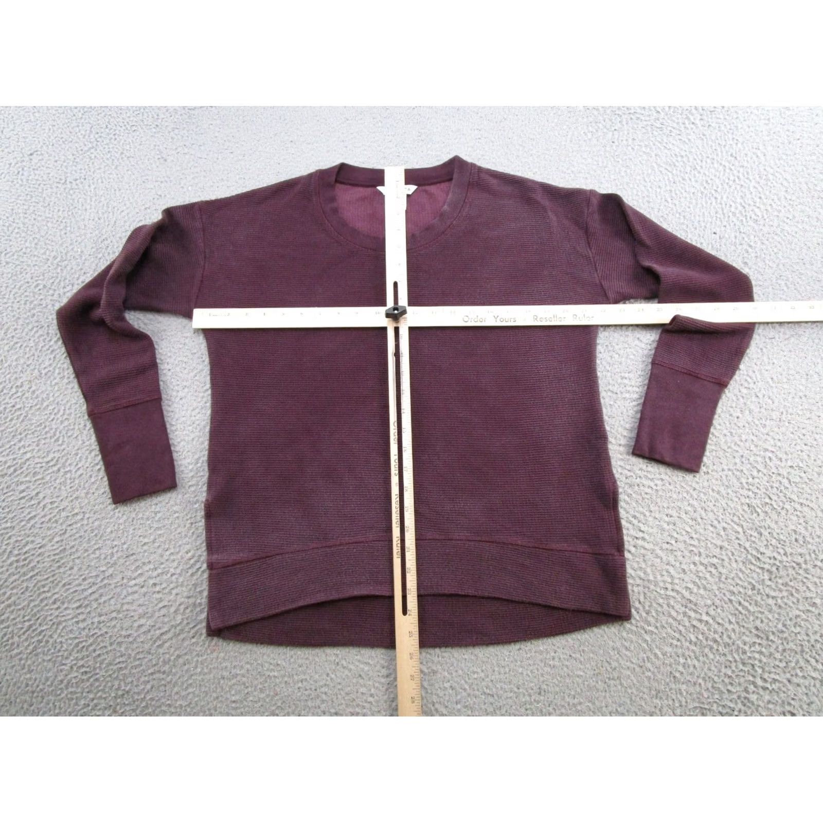 Athleta Athleta Sweatshirt Women's M Burgundy Red Knit Crew Neck Pullover Activewear Classic Gym Loungewear Athleisure Size M / US 6-8 / IT 42-44 - 6 Thumbnail