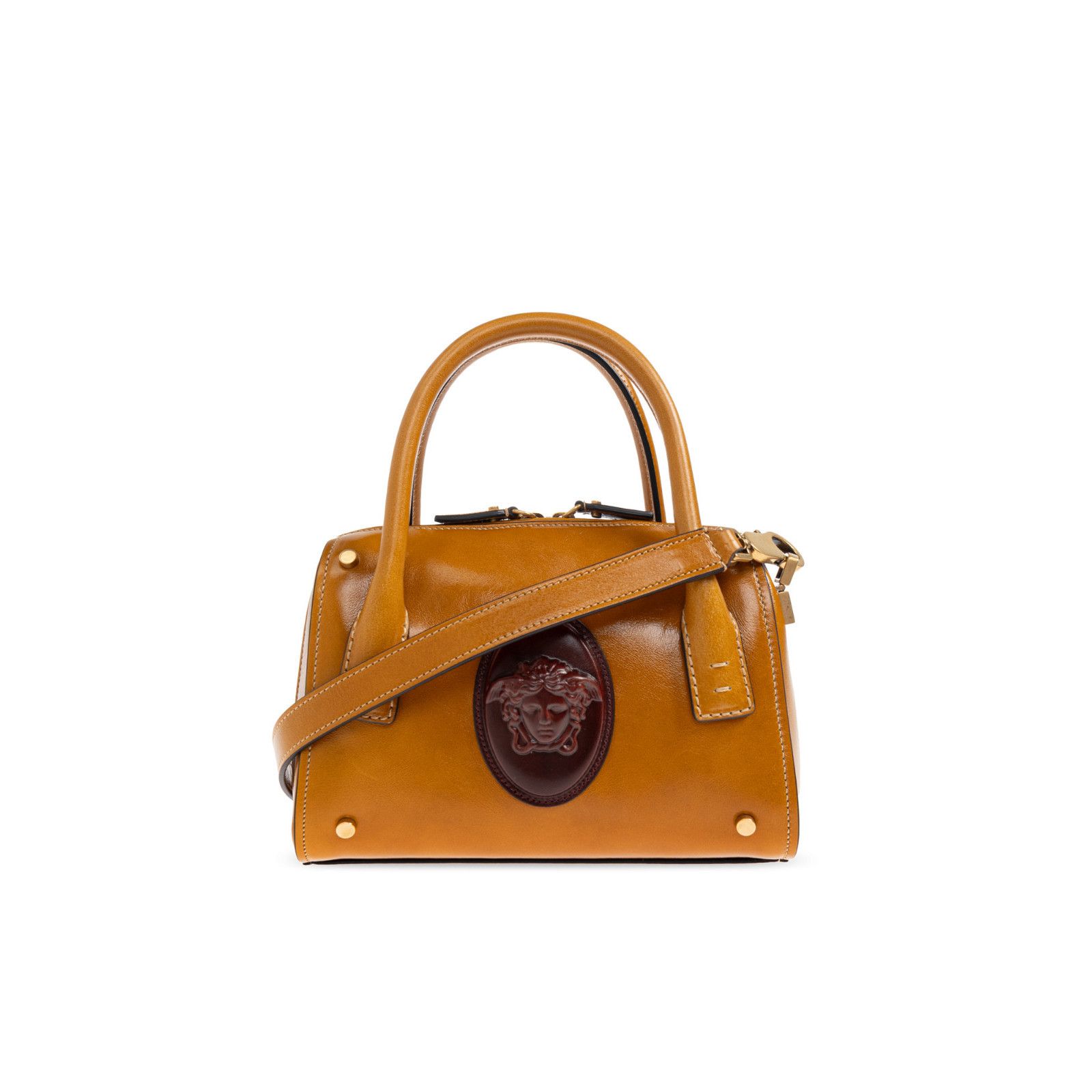 Versace VERSACE Romy Small Brown Top Handle Bag New & Authentic Size ONE SIZE - 1 Thumbnail