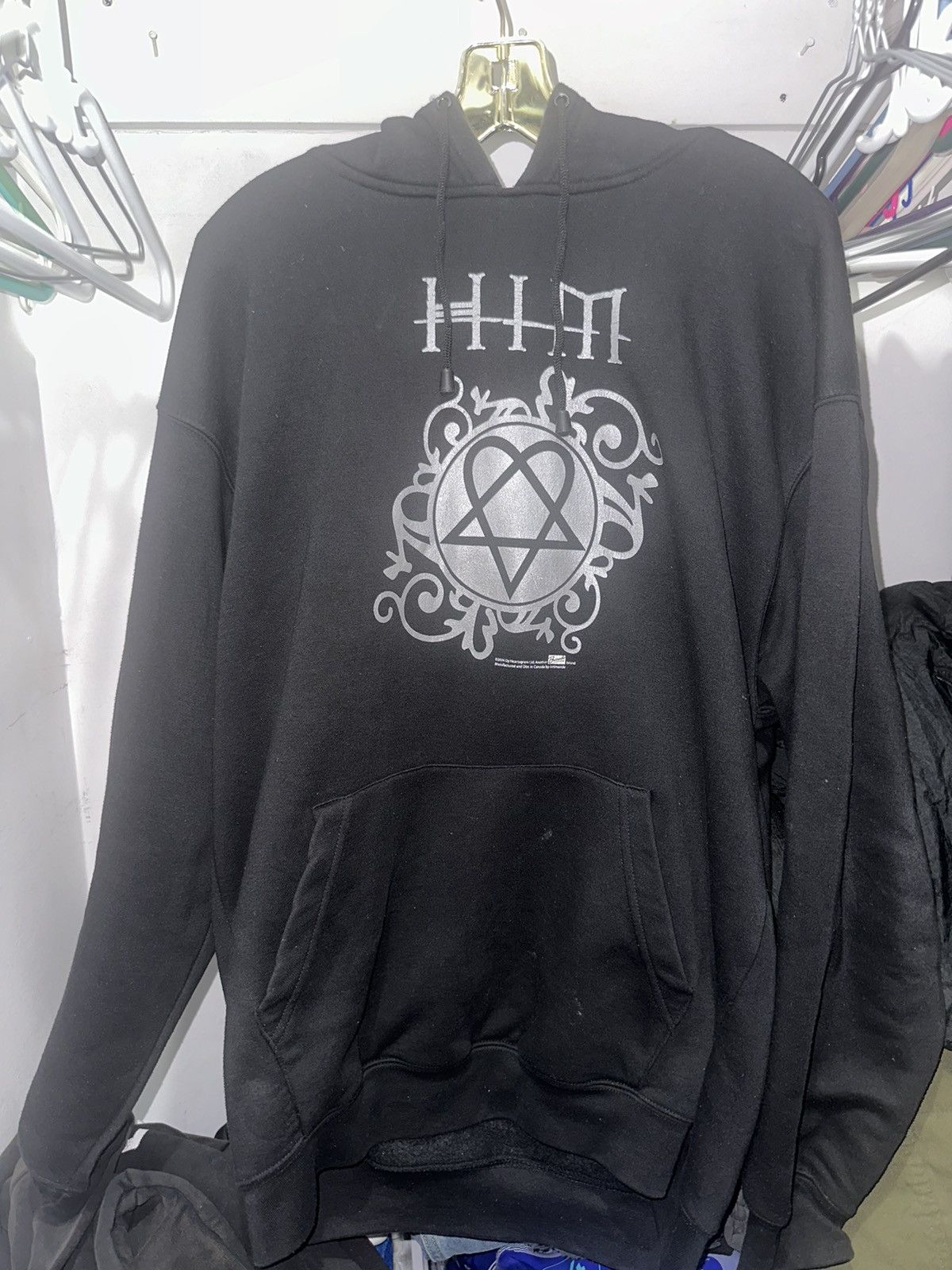 Band Tees Vintage 2004 Him Heartagram Band Hoodie Opium Bam Margera Size US L / EU 52-54 / 3 - 1 Thumbnail