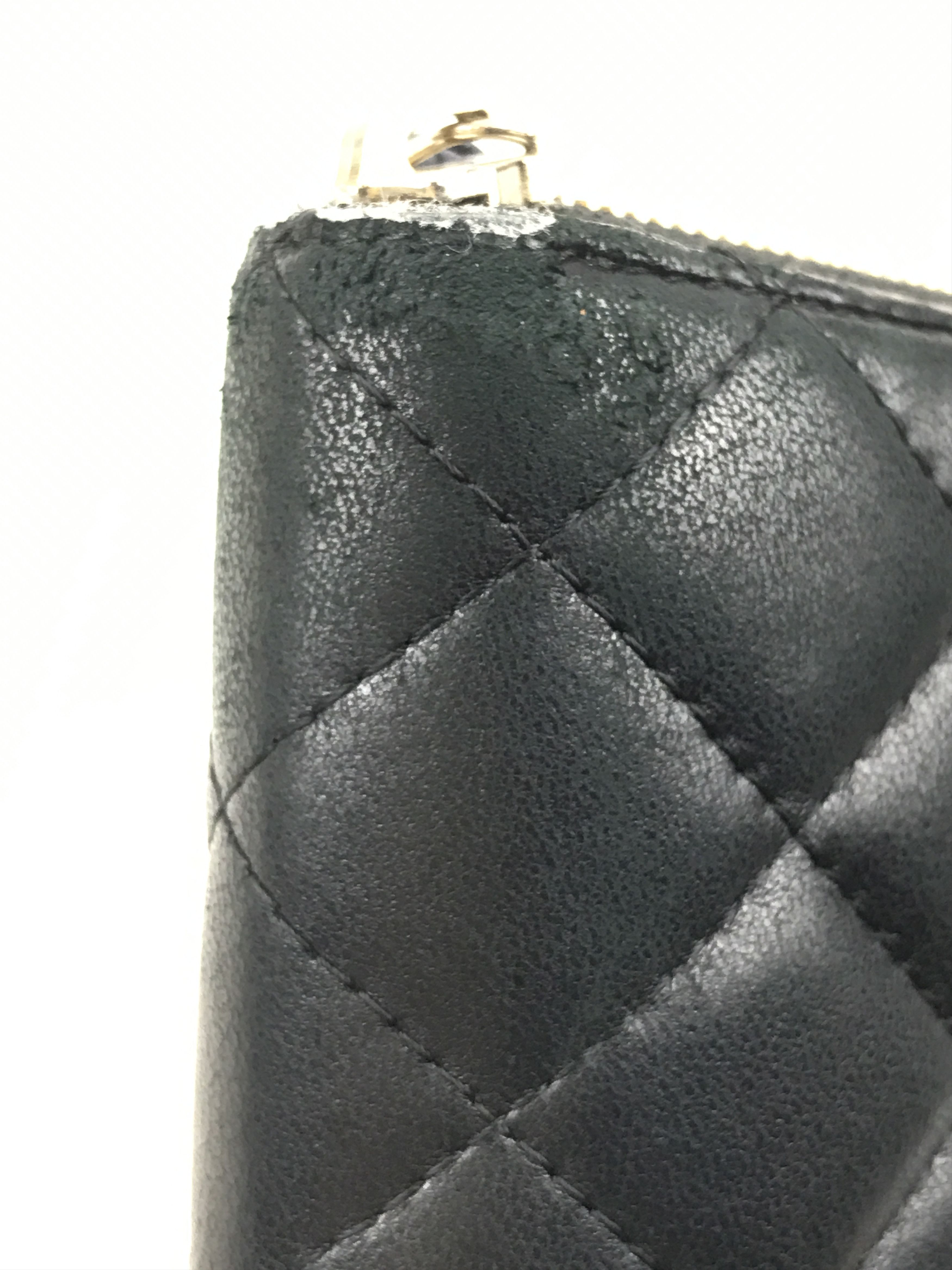 Chanel × Vintage Vintage Chanel Quilted Zip Around Wallet Size ONE SIZE - 14 Thumbnail