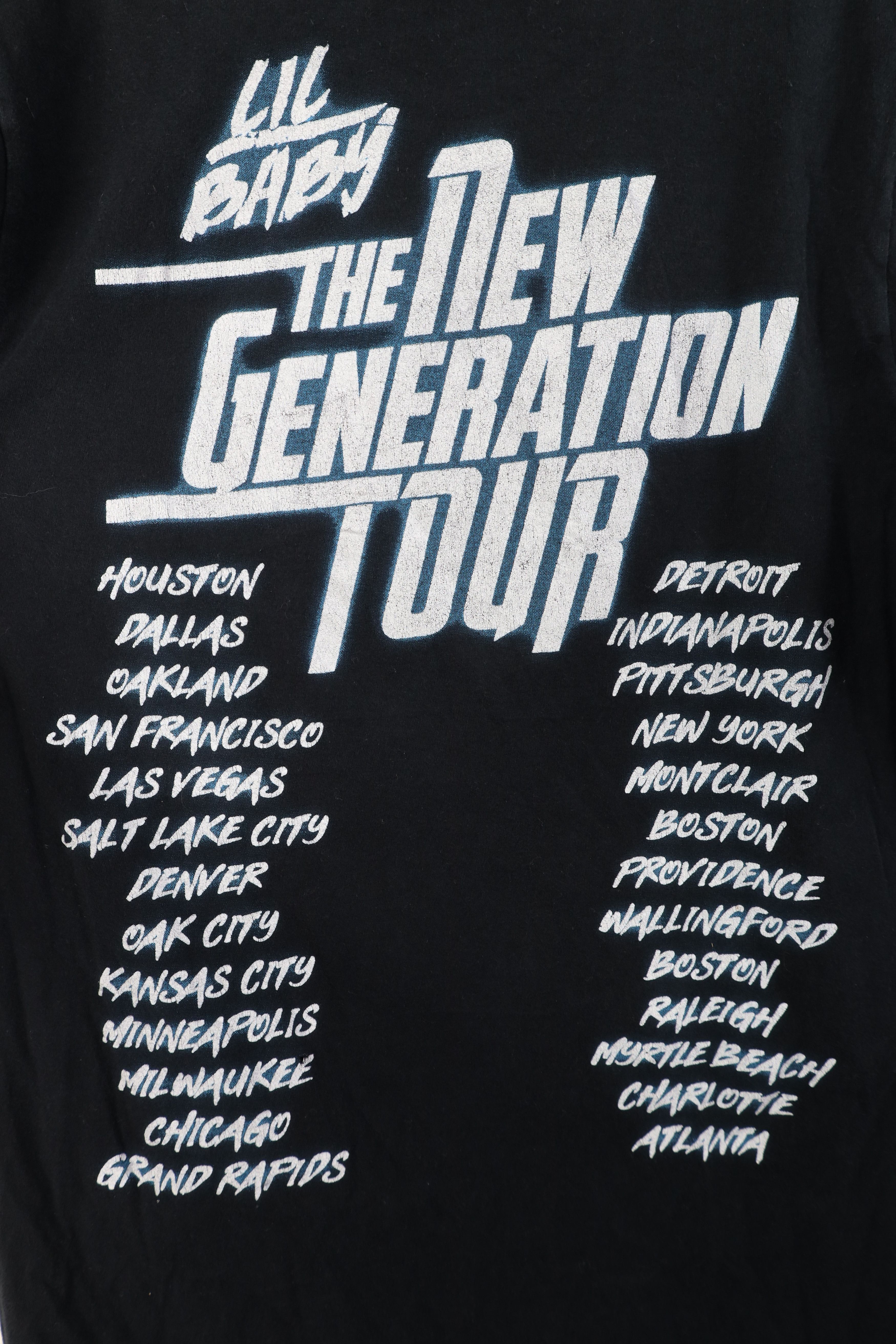 Vintage Vintage Y2K The New Generation Tour Lil Baby Rap T-Shirt Size M / US 6-8 / IT 42-44 - 11 Thumbnail